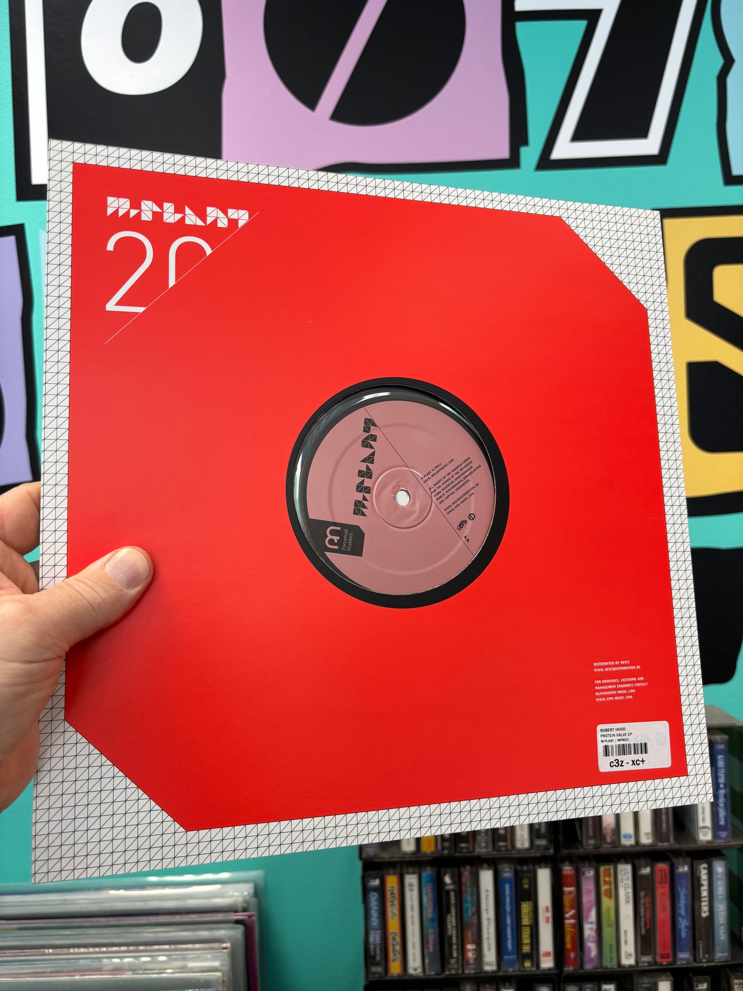 Robert Hood: Protein Valve EP, 12inch, reissue, remastered, Clear, M-Plant, US 2014