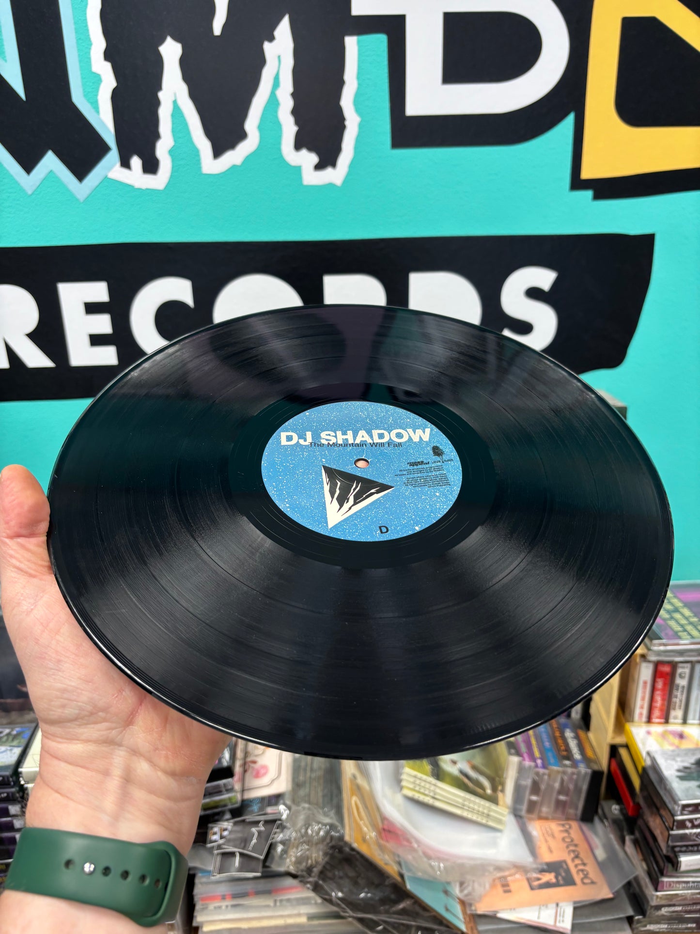 DJ Shadow: The Mountain Will Fall, 2LP, gatefold, Only vinyl pressing, Mass Appeal, Liquid Amber, US 2016