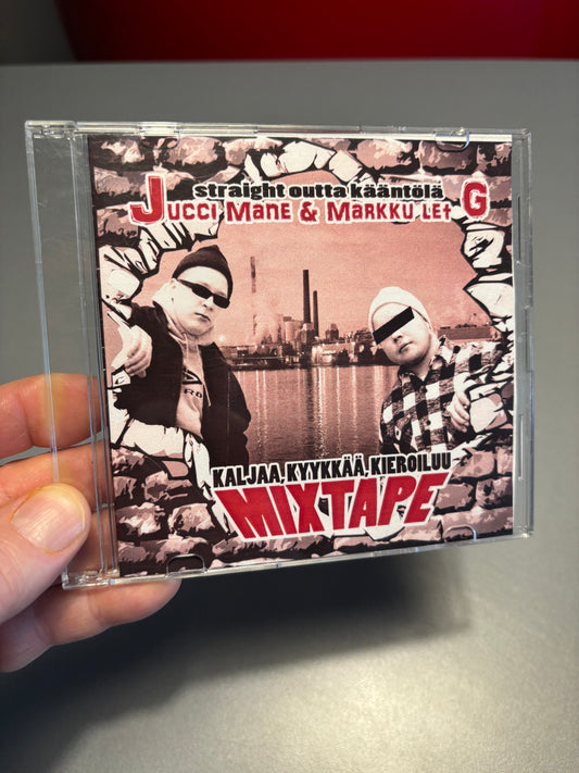 Jucci Mane & Markku Let G: Kaljaa, Kyykkää, Kieroiluu MIXTAPE, CDr, Only pressing, Not On Label, Finland 2009
