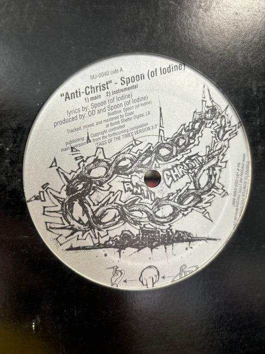 Spoon (Of Iodine): Anti-Christ, 12inch, Only official pressing, Mary Joy Recordings, Japan 2000