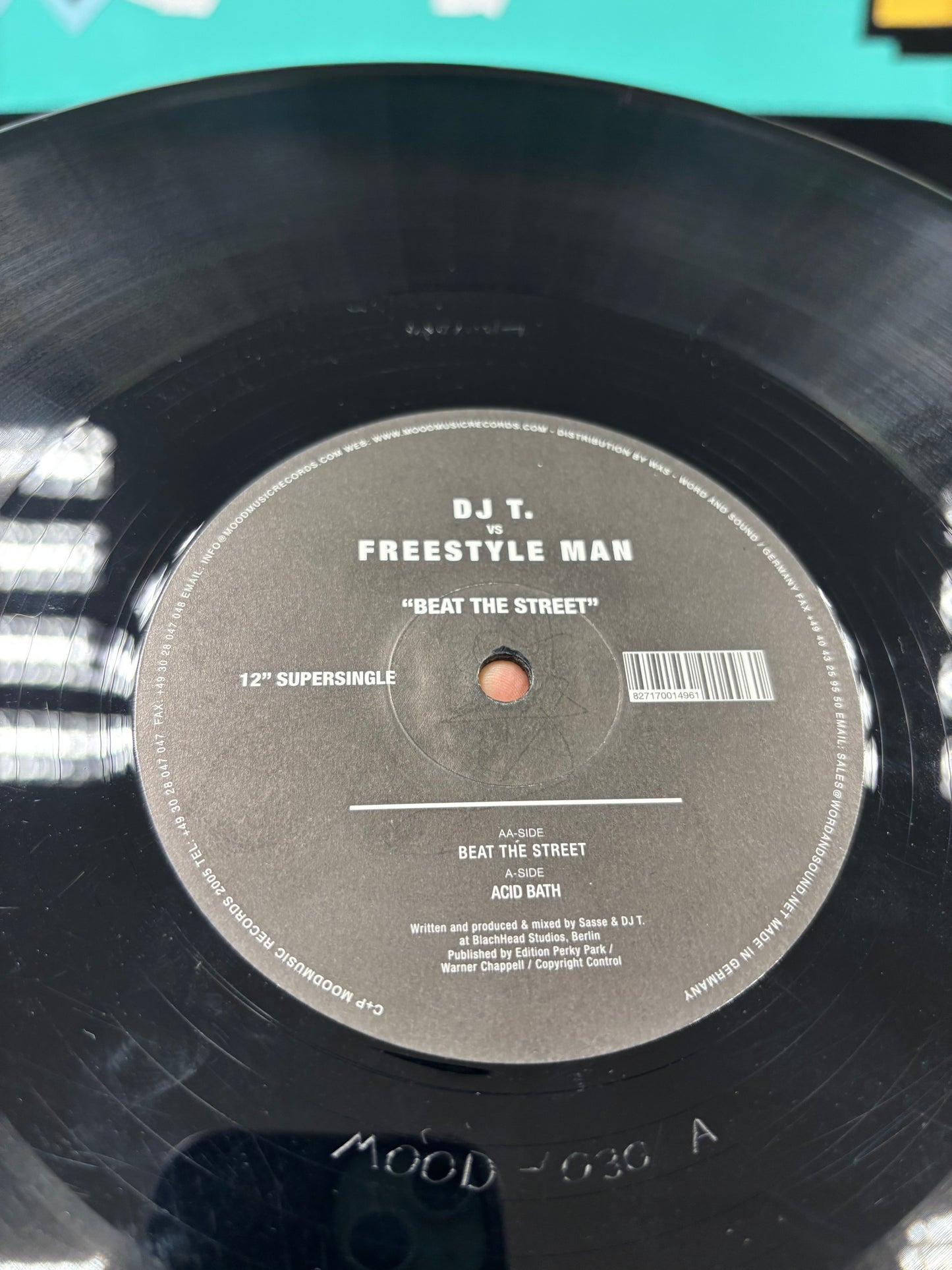 DJ T. vs Freestyle Man: Beat The Street, 12inch, Only pressing, Moodmusic, Germany 2005
