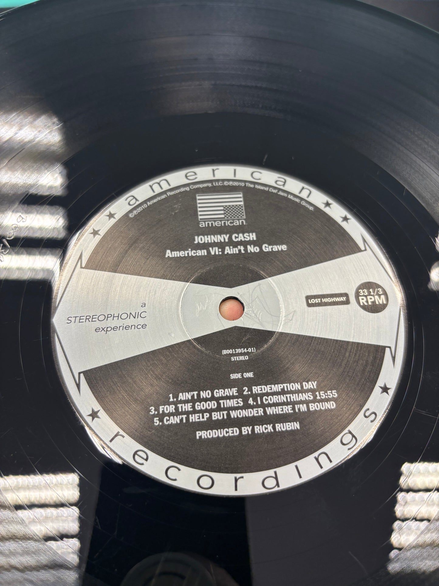 Johnny Cash: American VI: Ain’t No Grave, LP, 1st pressing, American Recordings, US 2010
