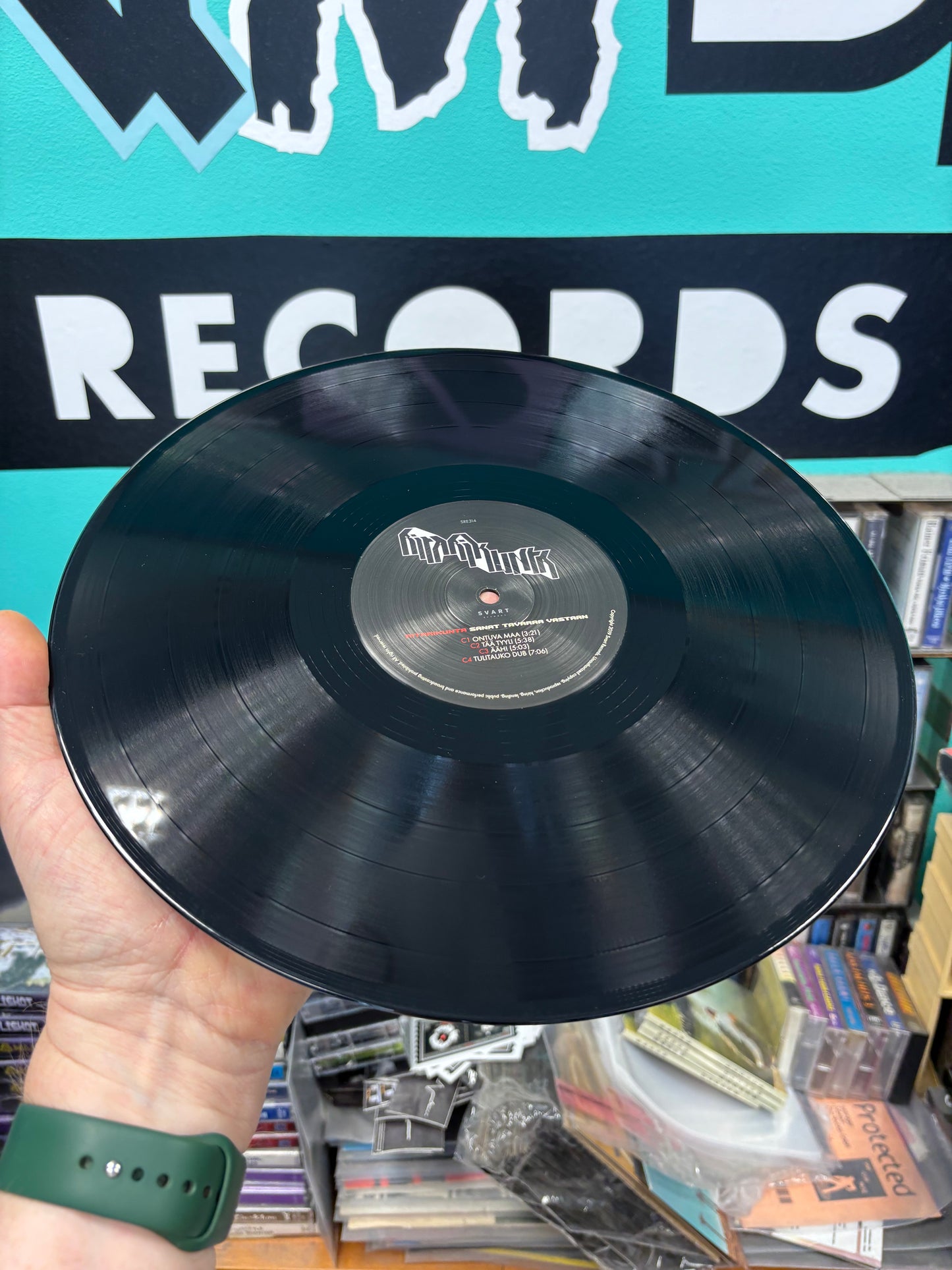 Ritarikunta: Sanat Tavaraa Vastaan, 2LP, gatefold, black vinyls, reissue, Svart Records, Finland 2019