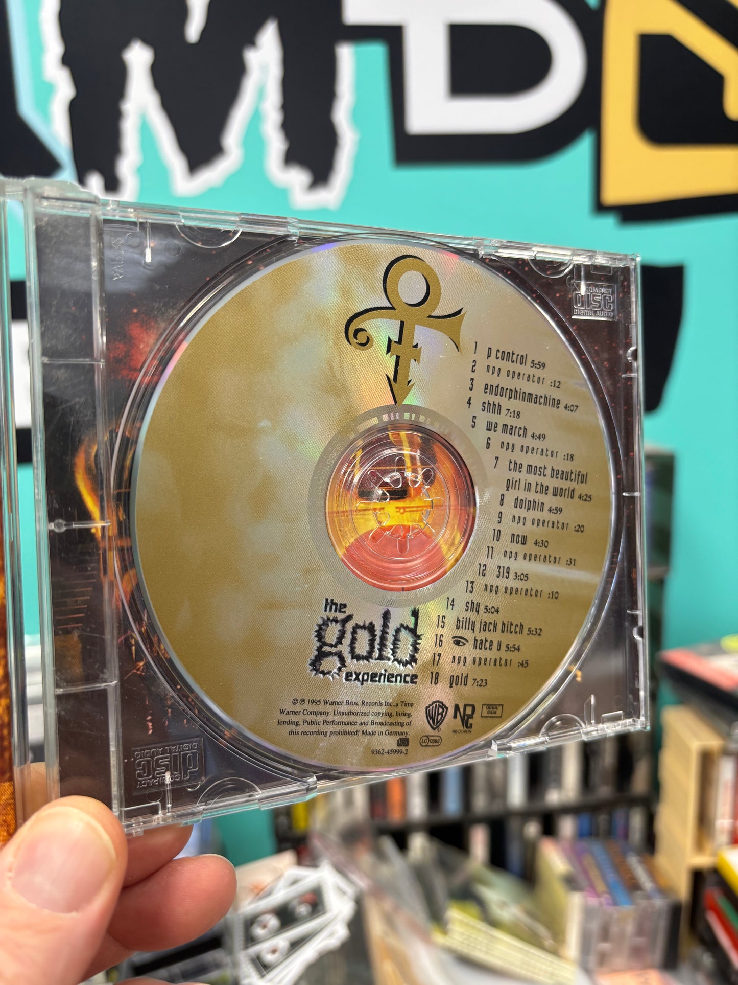 Symbol, The Artist (Formerly Known as Prince): The Gold Experience, CD, Warner Bros. Records, NPG Records, Europe 1995