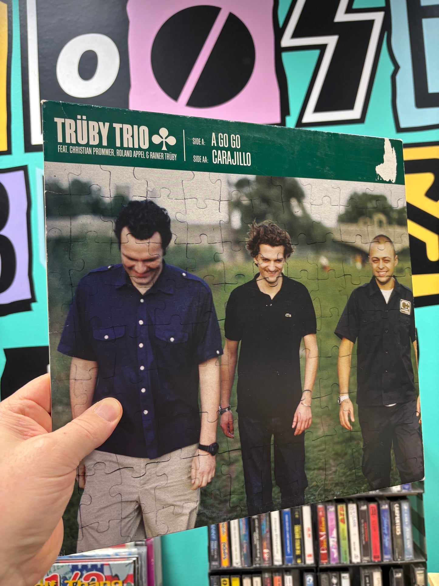 Trüby Trio: A-Go-Go/Carajillo, 12inch, Only official pressing, Compost Records, Germany 1999