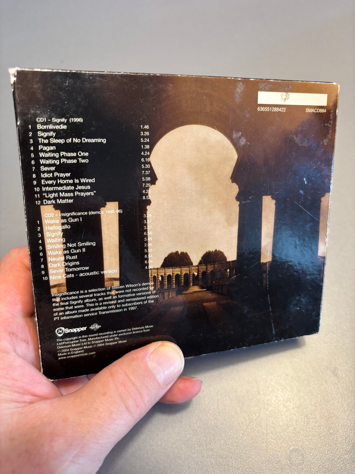 Porcupine Tree: Signify, 2CD, Digipak Edition, reissue, remastered, Snapper Music, Delerium Records, UK 2004