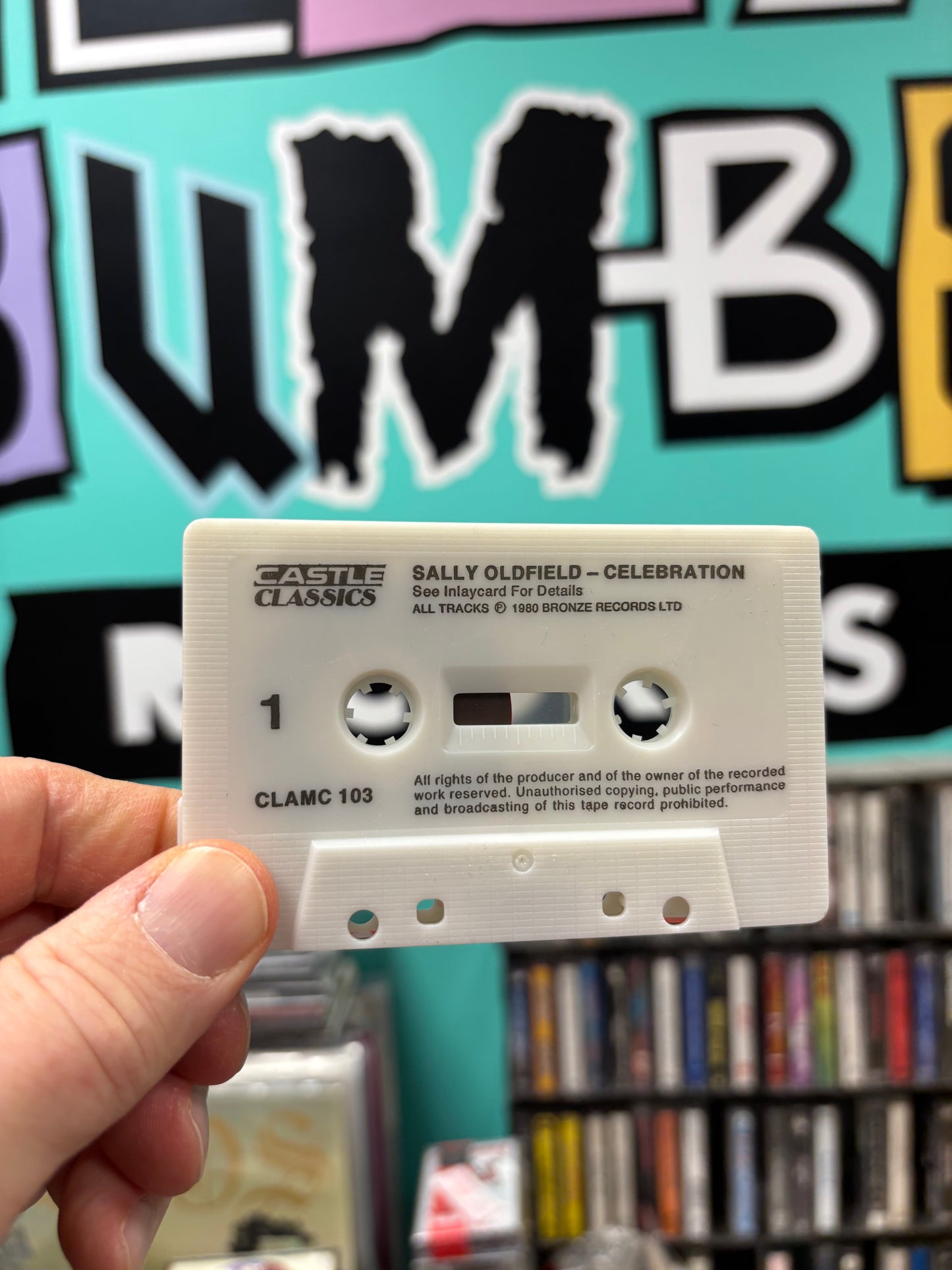 Sally Oldfield: Celebration, cassette, reissue, Castle Communications, UK & Europe 1986