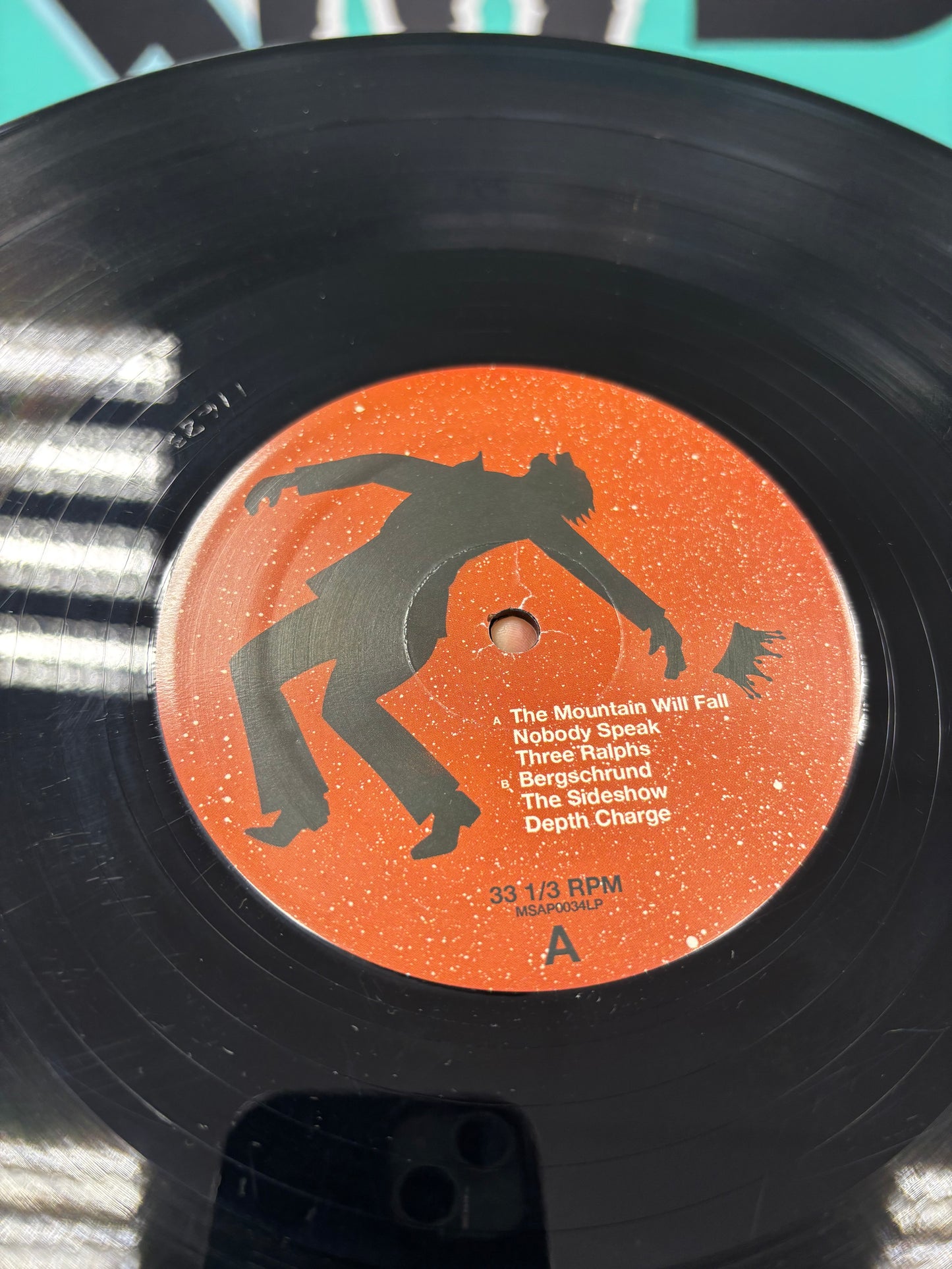 DJ Shadow: The Mountain Will Fall, 2LP, gatefold, Only vinyl pressing, Mass Appeal, Liquid Amber, US 2016