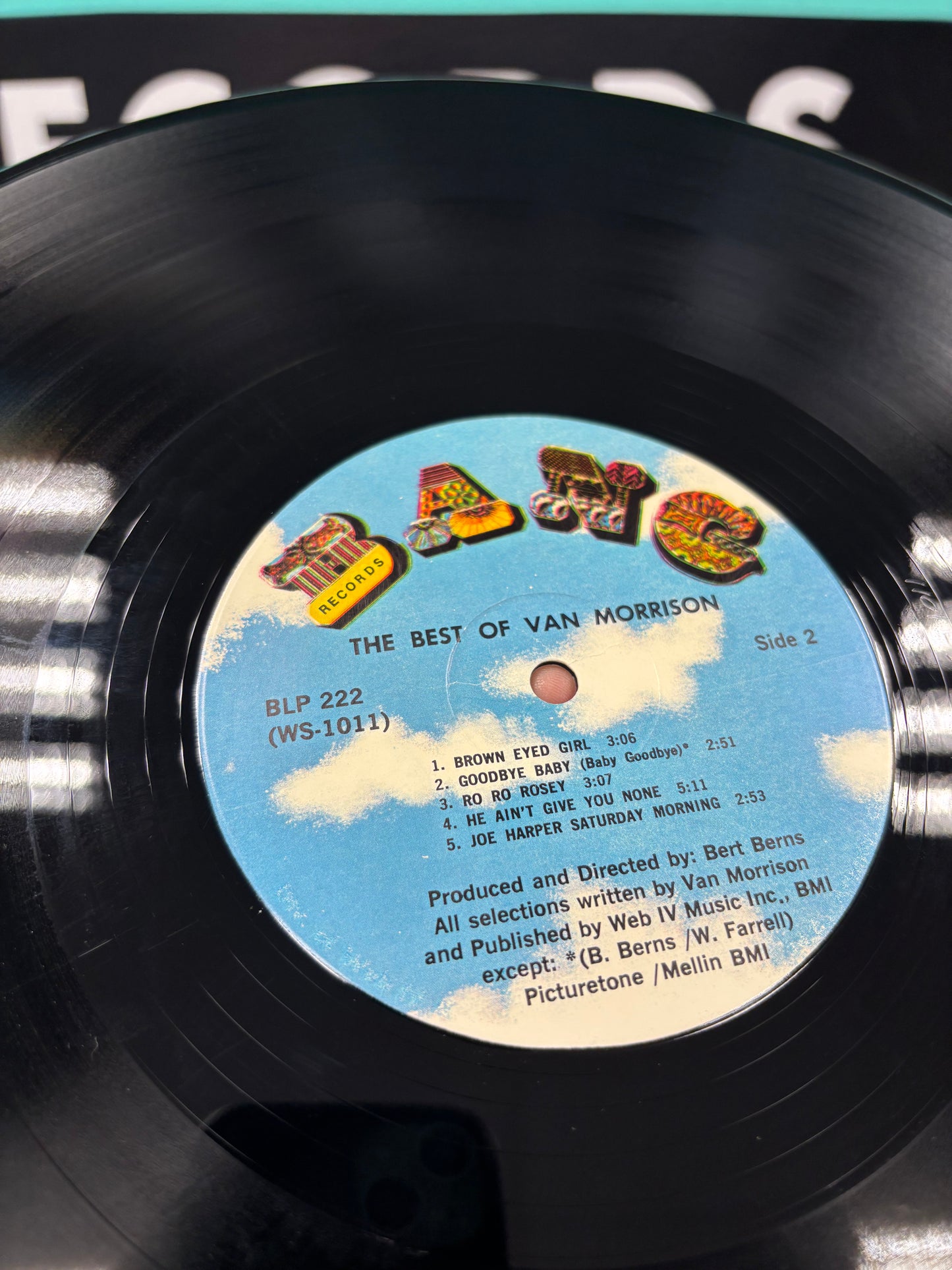 Van Morrison: The Best Of Van Morrison, LP, reissue, compilation, Bang Records, US 1973