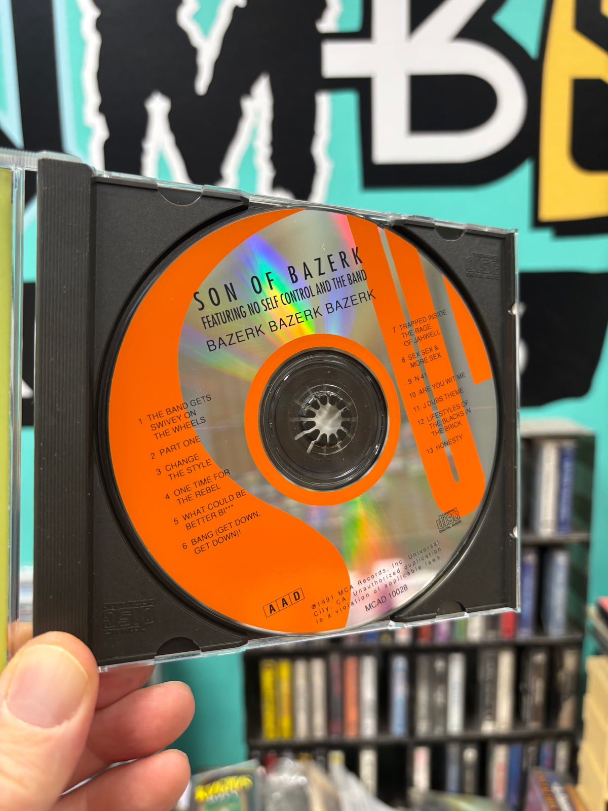 Son Of Bazerk featuring No Self Control And The Band: Bazerk Bazerk Bazerk, CD, 1st pressing, Soul, US 1991