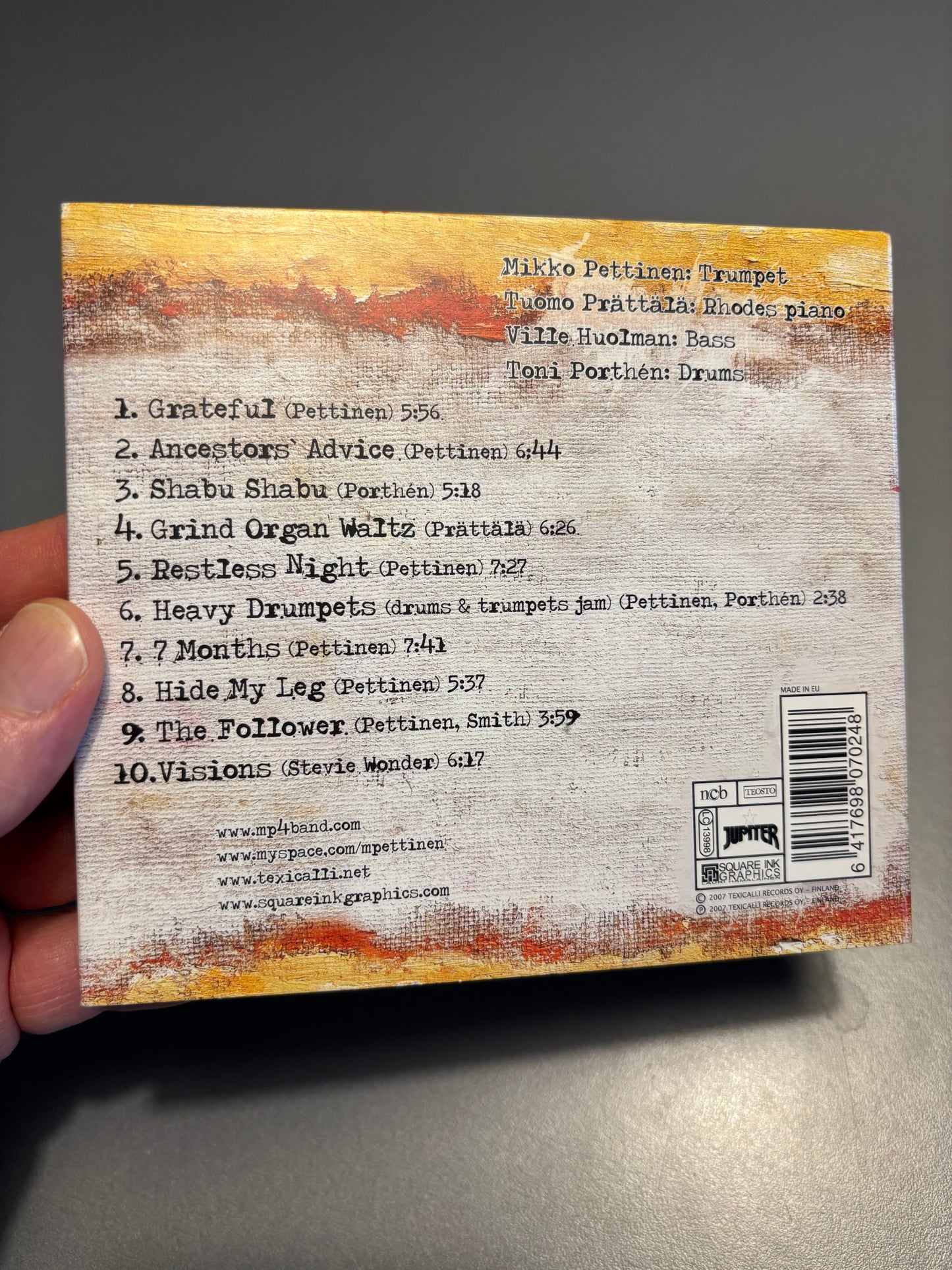 MP4: Follower, CD, Only pressing, Jupiter, Finland 2007