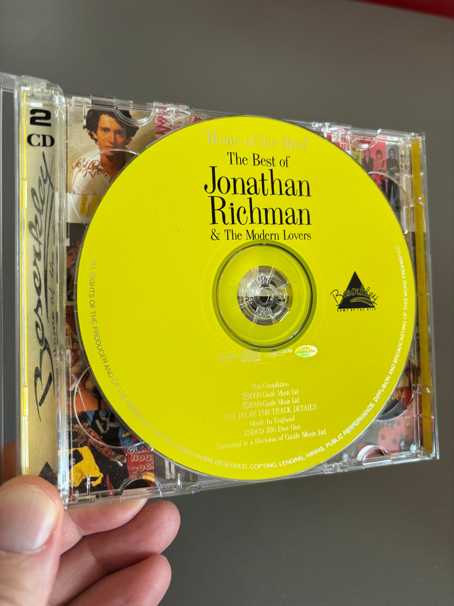 Jonathan Richman & The Modern Lovers: Home Of The Hits/The Beserkley Story, 2CD, remastered, All Media compilation, Essential! Records, Castle Music, UK 1999