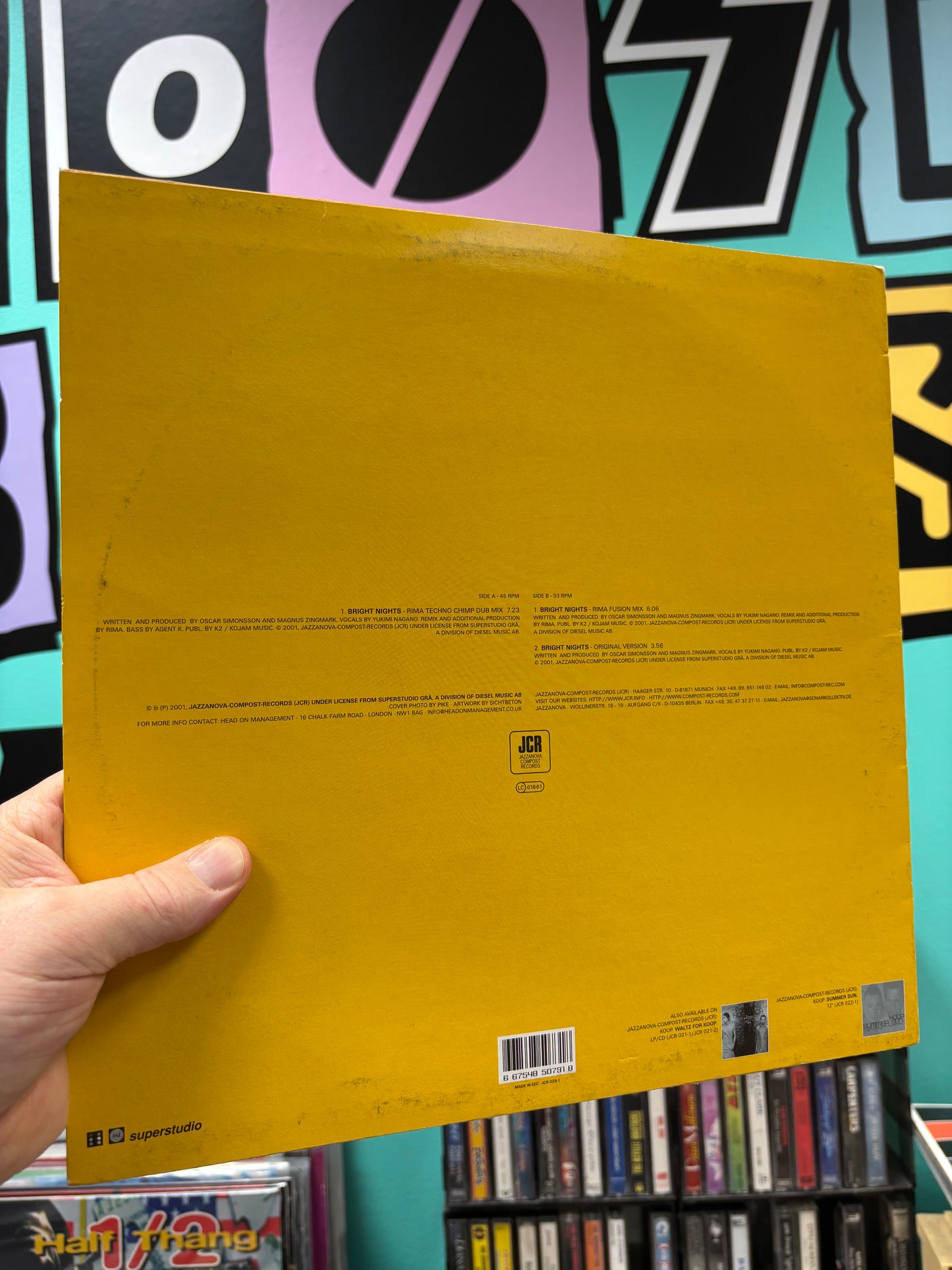 Koop: Bright Nights, 12inch, Only pressing, Jazzanova Compost Records, Germany 2001