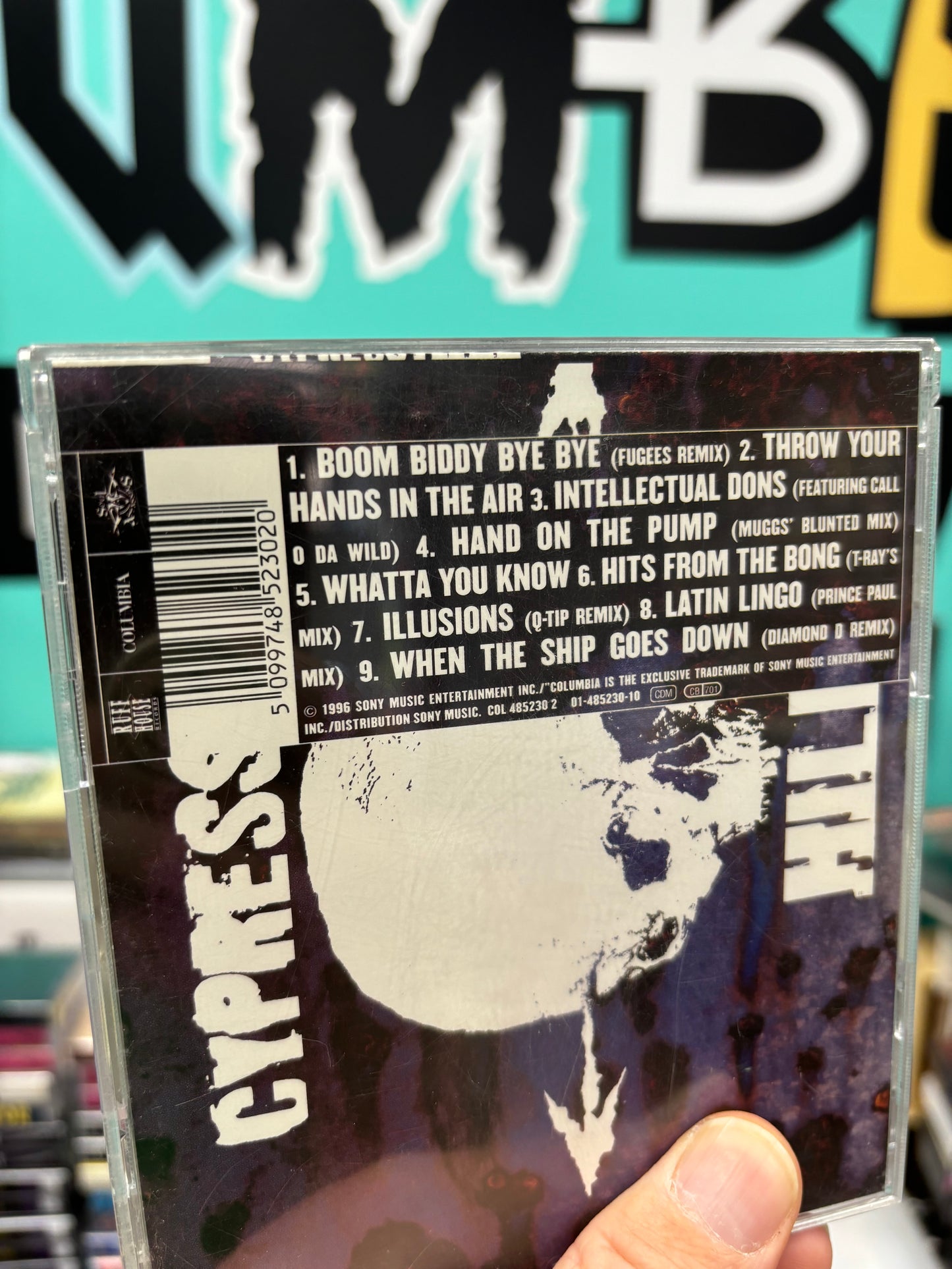 Cypress Hill: Unreleased & Revamped (EP), CD, Columbia, Ruffhouse Records, Europe 1996