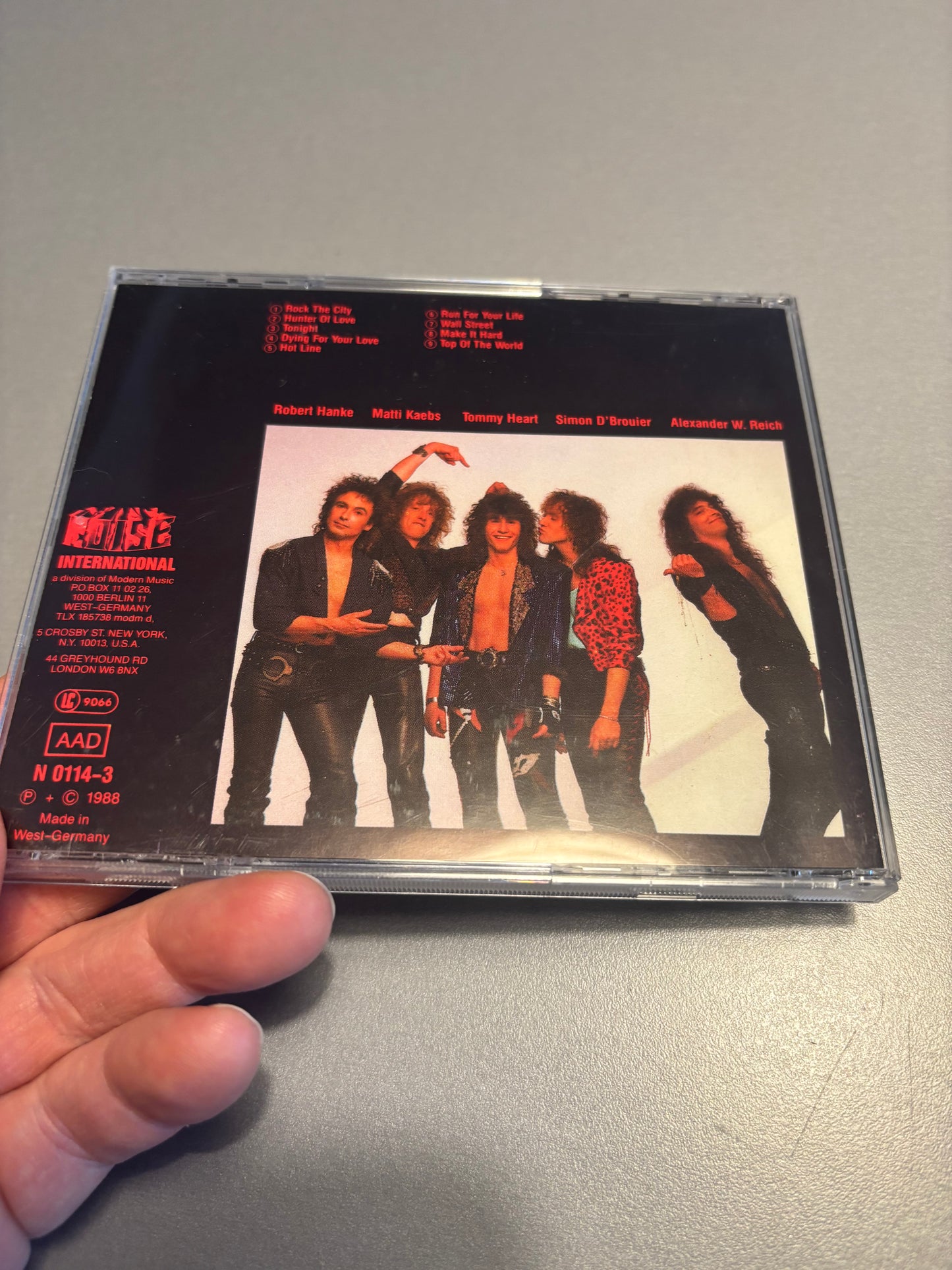 V2: V2, CD, 1st pressing, Noise International, West-Germany 1988