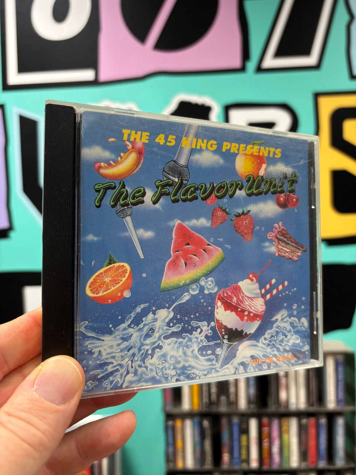 The 45 King Presents The Flavor Unit, CD, compilation, 1st pressing, Only CD pressing, Tuff City, US 1990