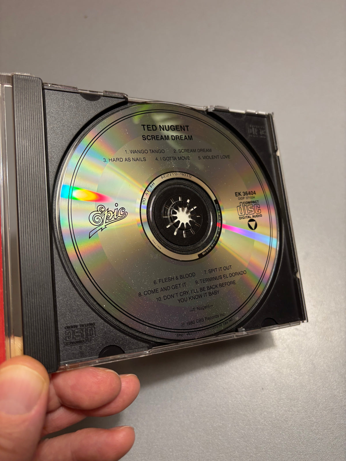 Ted Nugent: Scream Dream, CD, reissue, Epic, US year?