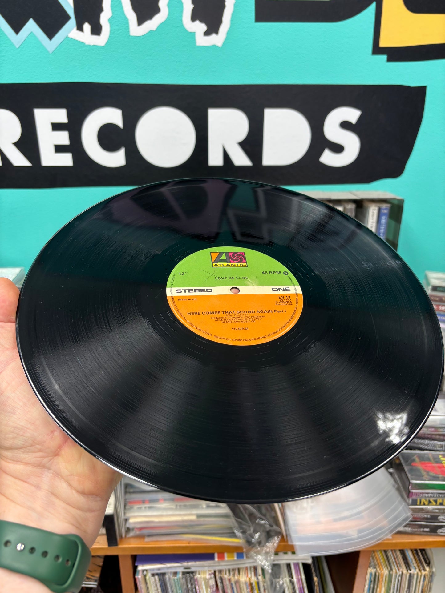 Love De-Luxe: Here Comes That Sound Again, 12inch, 1st pressing, Atlantic, UK 1979