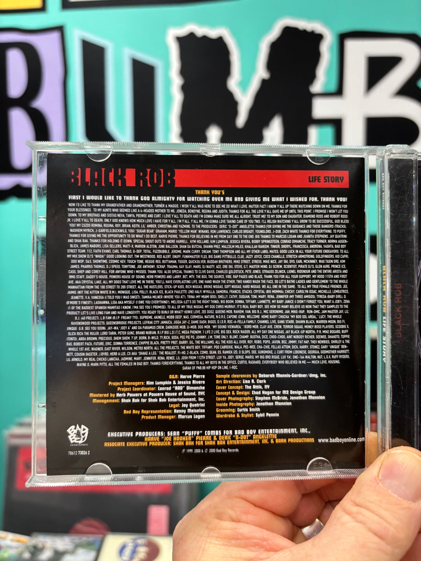 Black Rob: Life Story, CD, Bad Boy Entertainment, Europe 2000