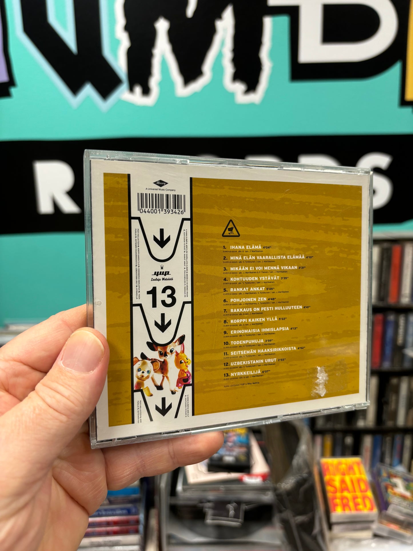 YUP: Lauluja Metsästä, CD, Mercury, Finland 2001