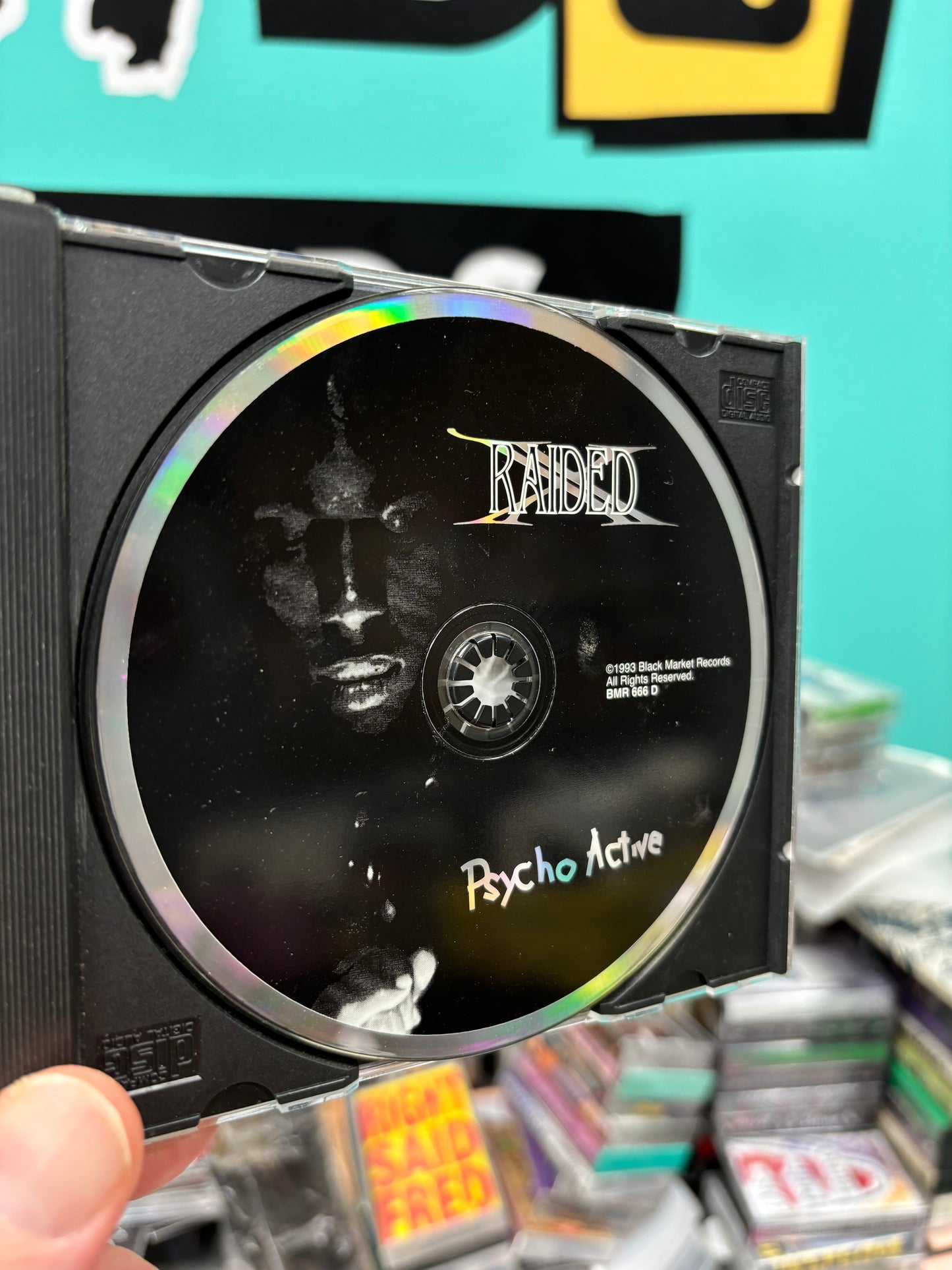 X-Raided: Psycho Active, CD, reissue, Black Market Records, US 1996