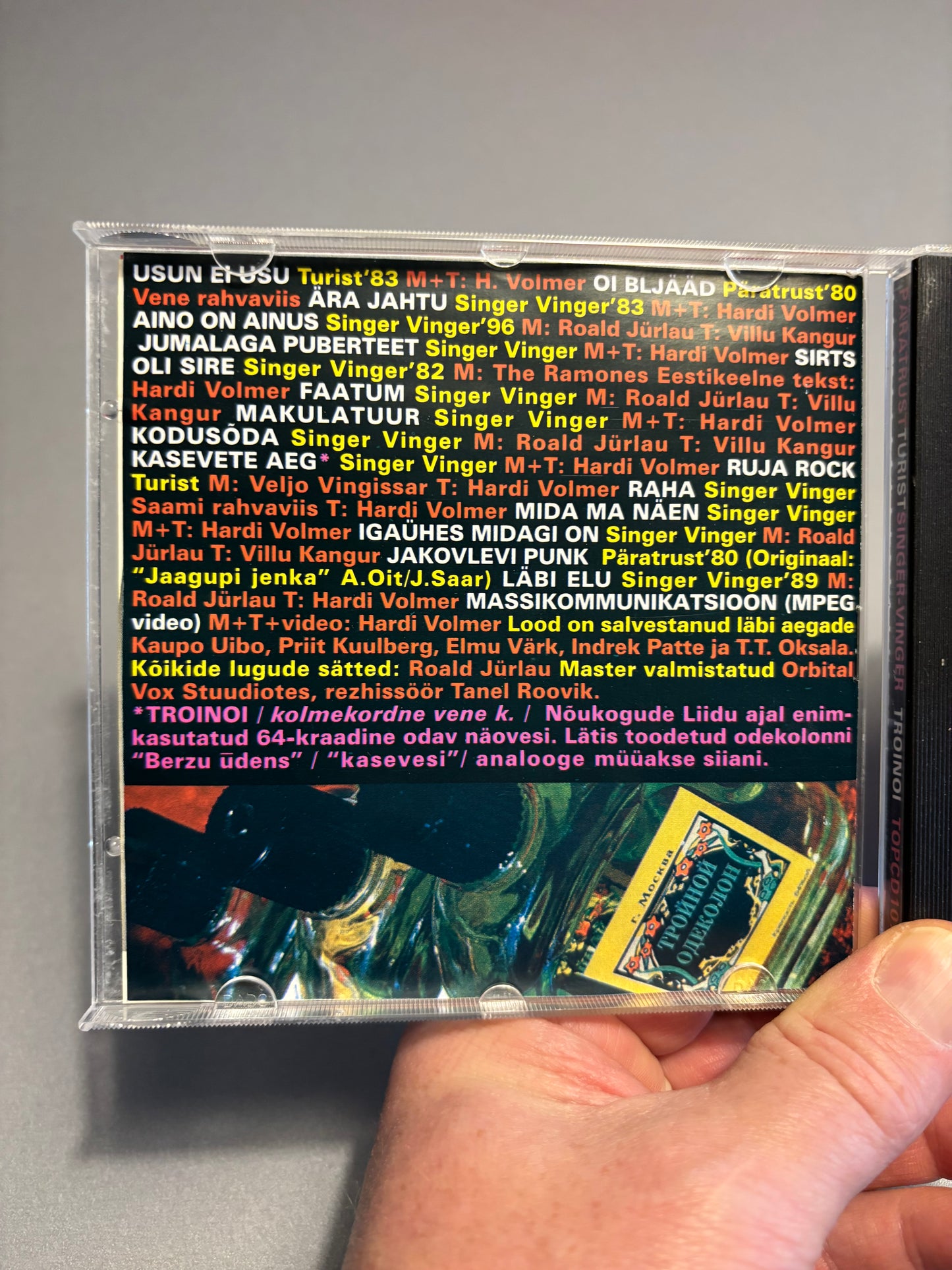 Päratrust - Troinoi, CD, Only CD pressing, Compilation, Enhanced, TopTen, Estonia 2000