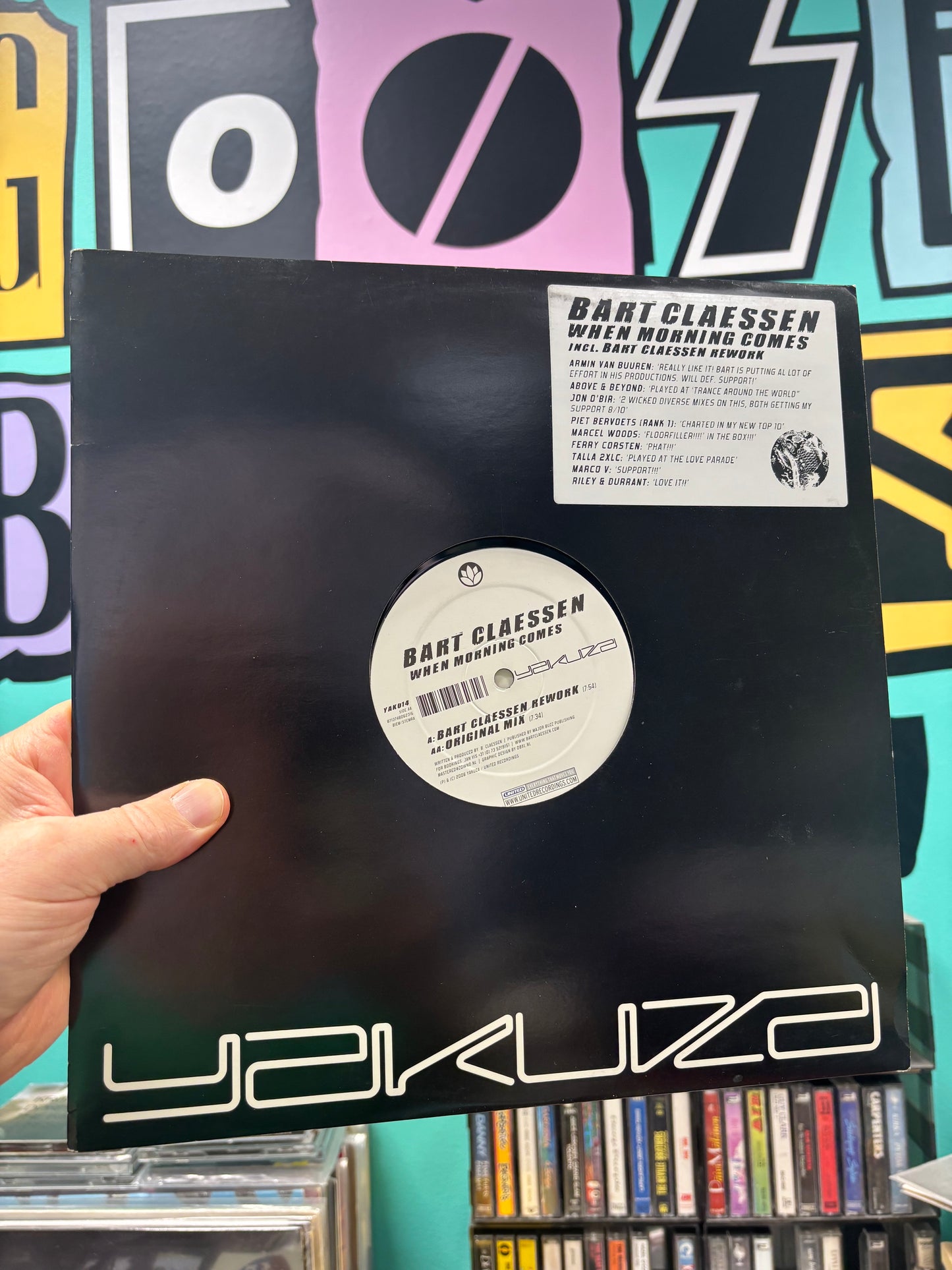 Bart Claessen: When Morning Comes, 12inch, Only official pressing, Yakuza, Netherlands 2006