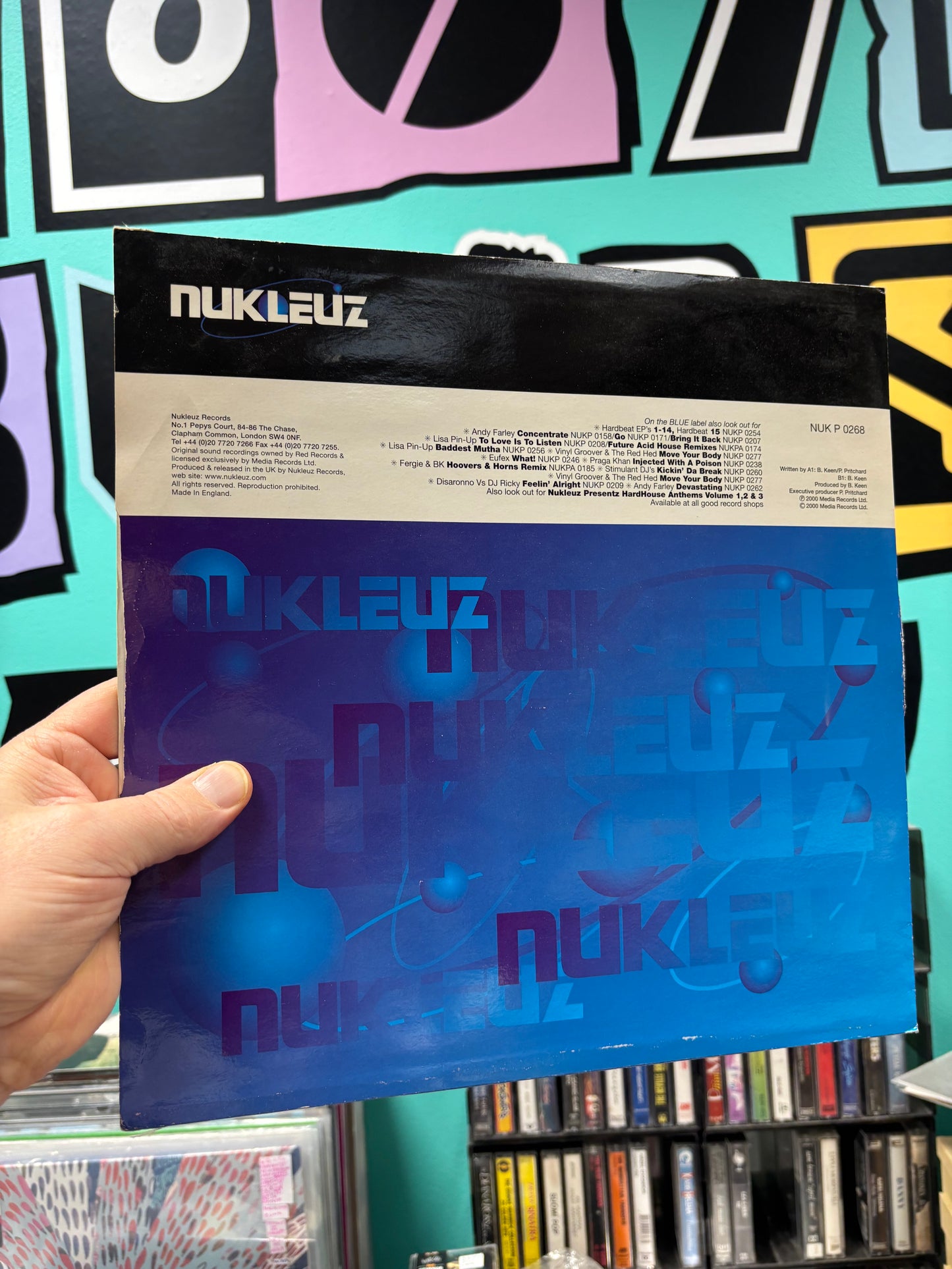 BK: Hard Beat EP 16, 12inch, Only official pressing, Nukleuz, UK 2000