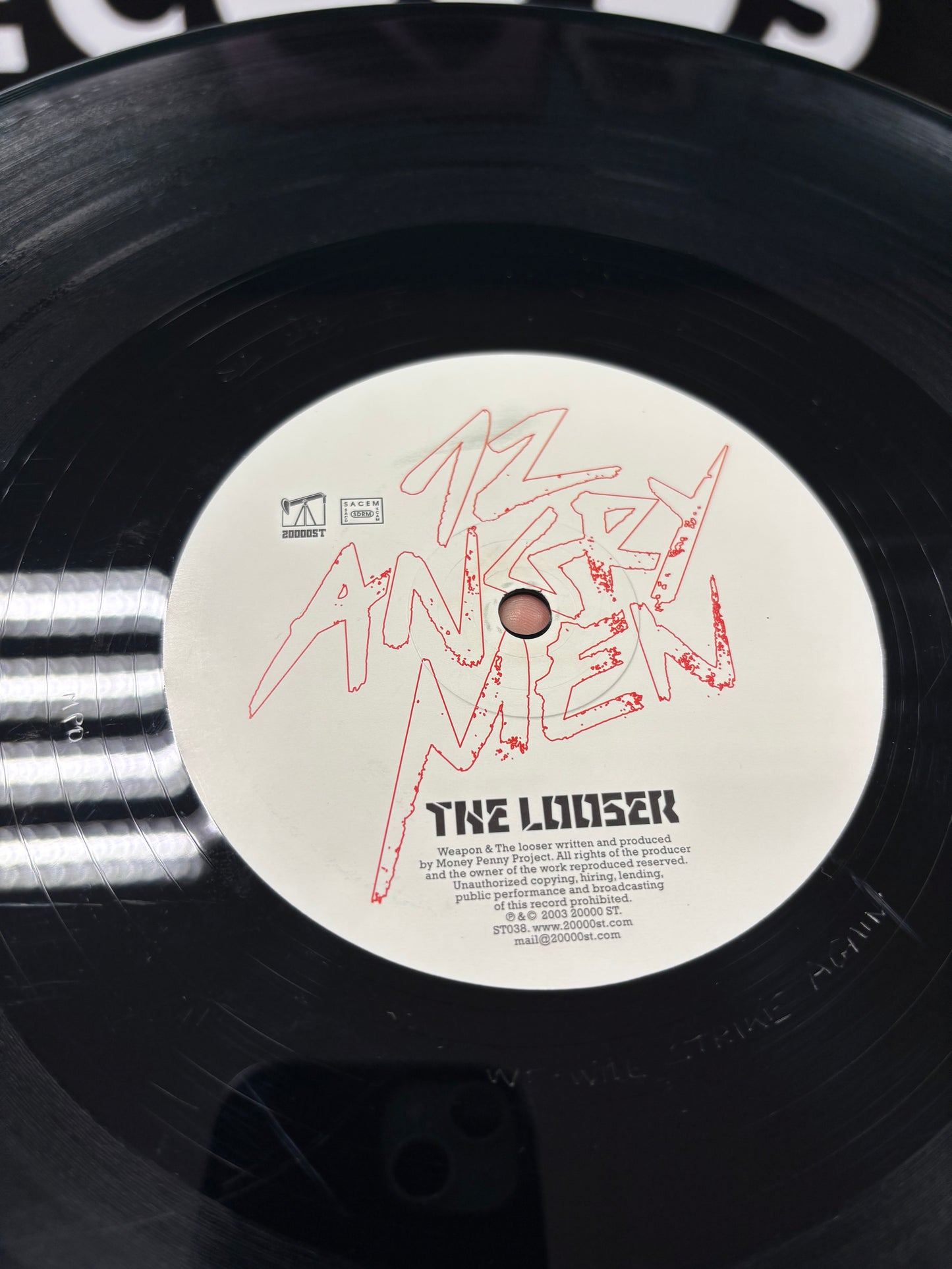 12 Angry Men: Weapon, 12inch, Only pressing, 20000st, France 2003