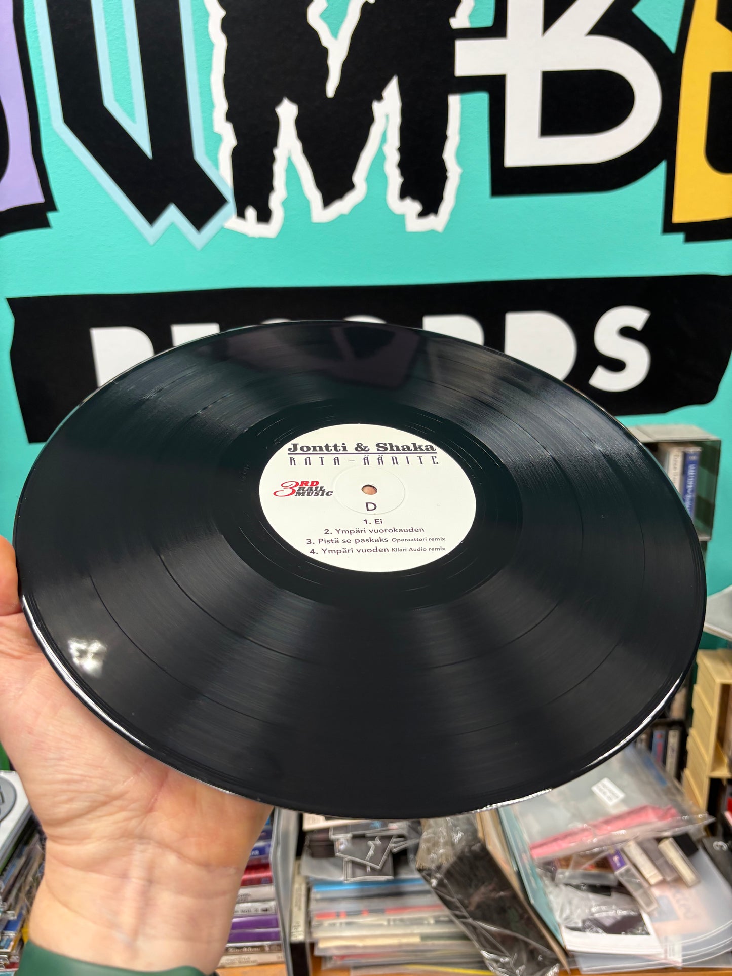 Jontti & Shaka: Rata-Äänite, 2LP, gatefold, reissue, Only vinyl pressing, 3rd Rail Music, Finland 2017