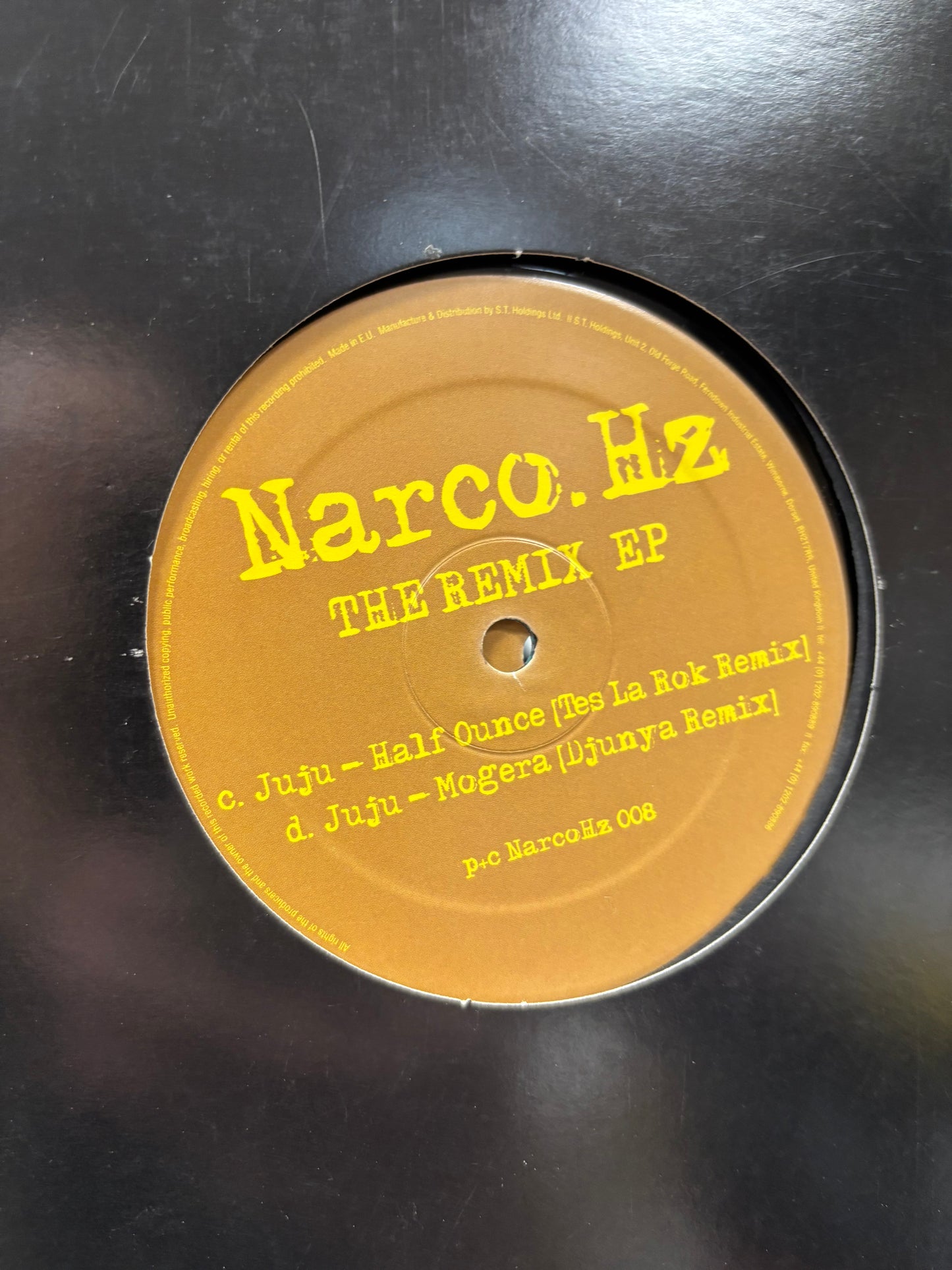 Juju & Tes La Rok: The Remix EP, 2x12inch, Only pressing, NarcoHZ, US 2007