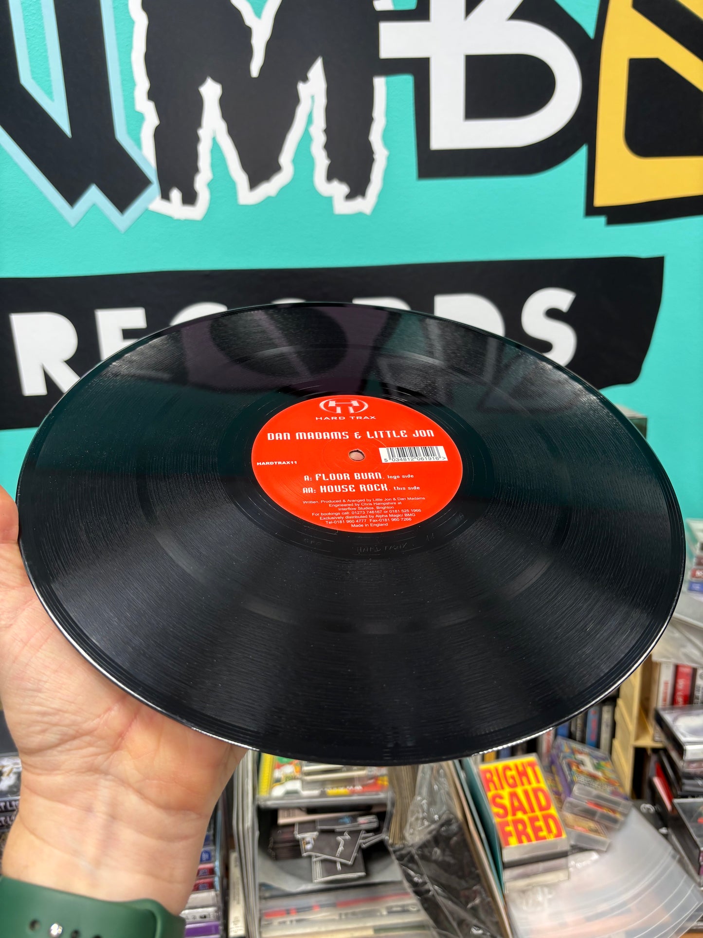 Dan Madams: Floor Burn/House Rock, 12inch, Only official pressing, Hard Trax, UK 2000