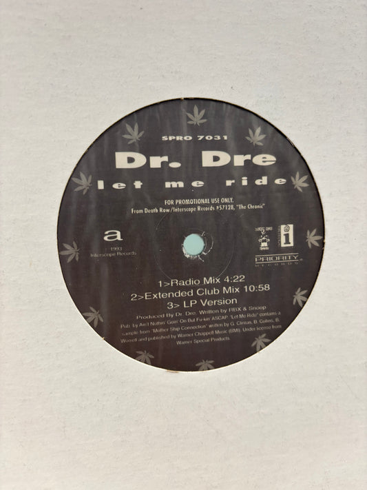 Dr. Dre: Let Me Ride, 12inch, reissue, promo, Death Row Records, Priority Records, Interscope Records, US year?