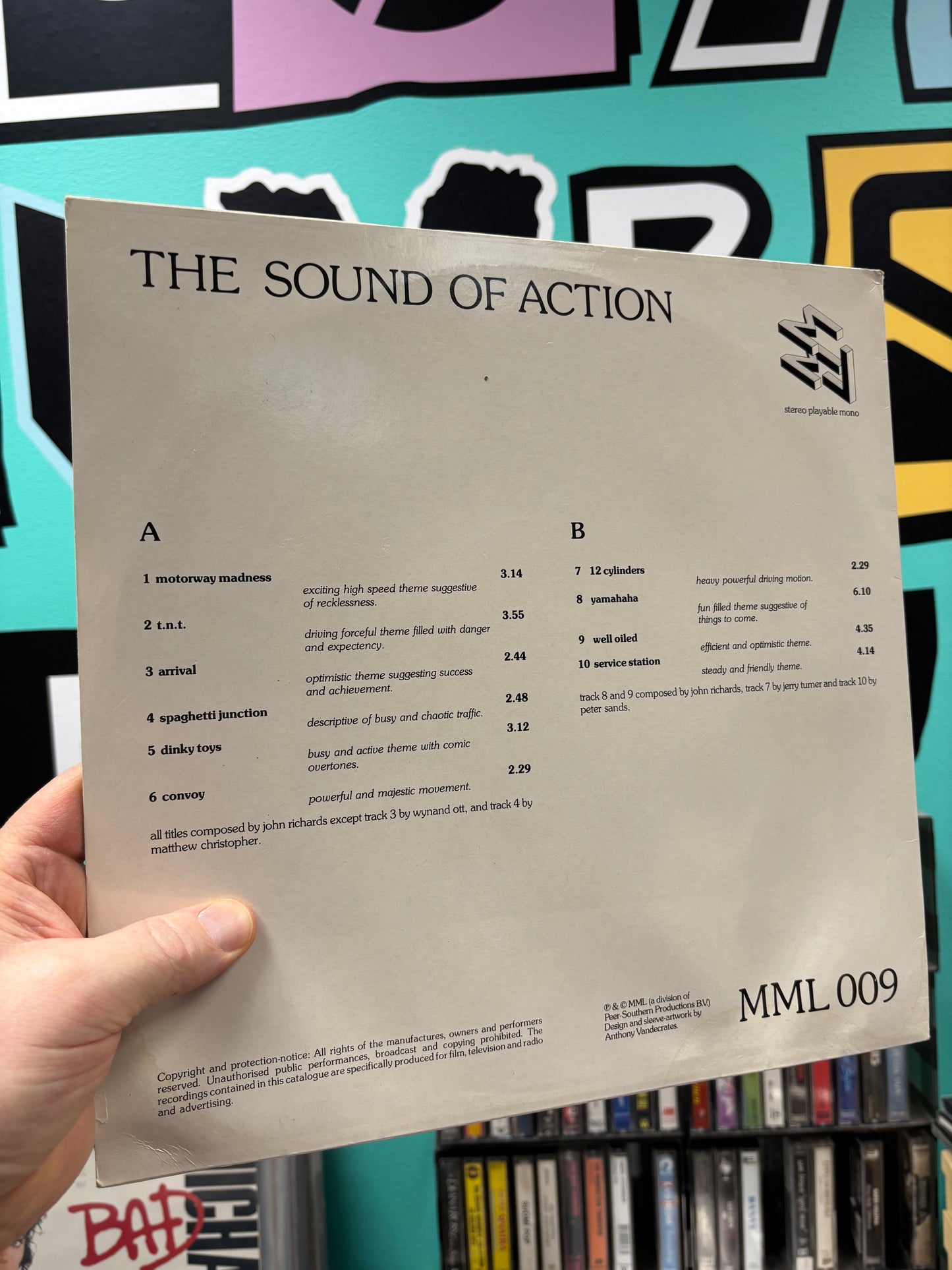 The Sound Of Action, LP, Only pressing, MML, Netherlands 1982