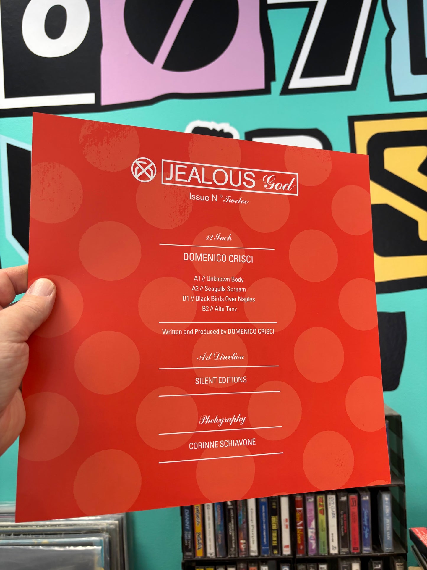 Domenico Crisci: Issue N• Twelve, 12inch, Black vinyl, Jealous God, US 2016
