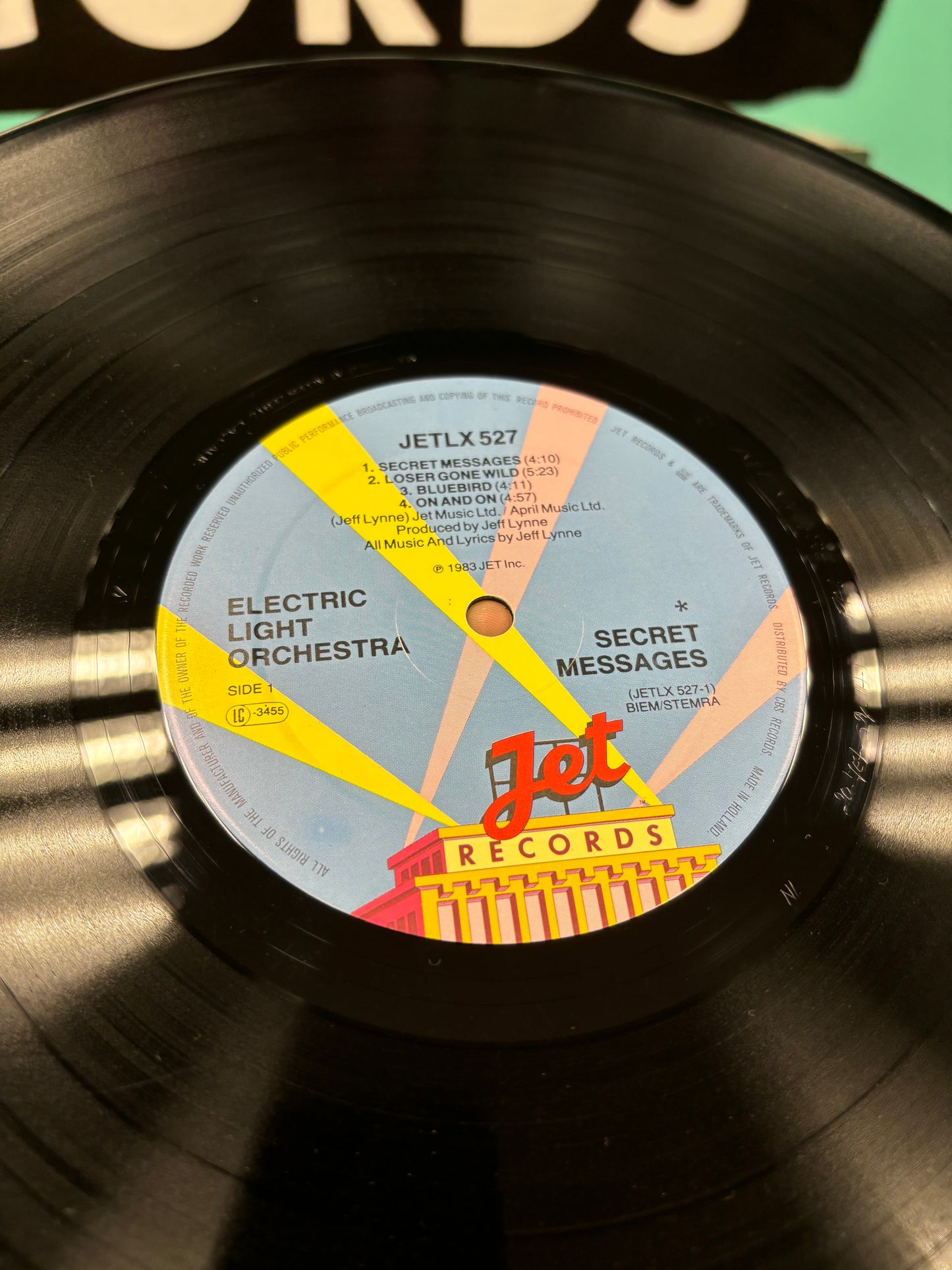 Electric Light Orchestra: Secret Messages, LP, Jet Records, Europe 1983