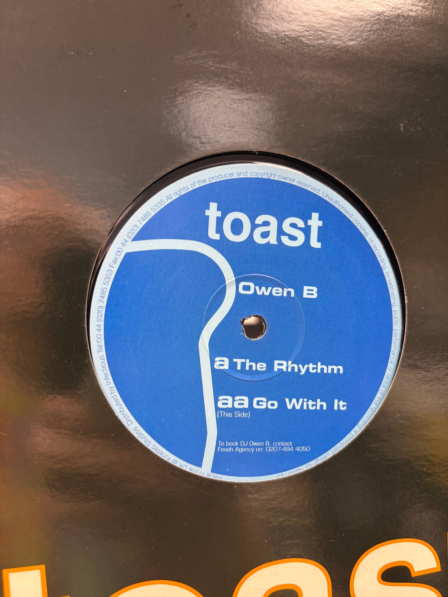 Owen B: The Rhythm/Go With It, 12inch, Only official pressing, Toast, UK 2001