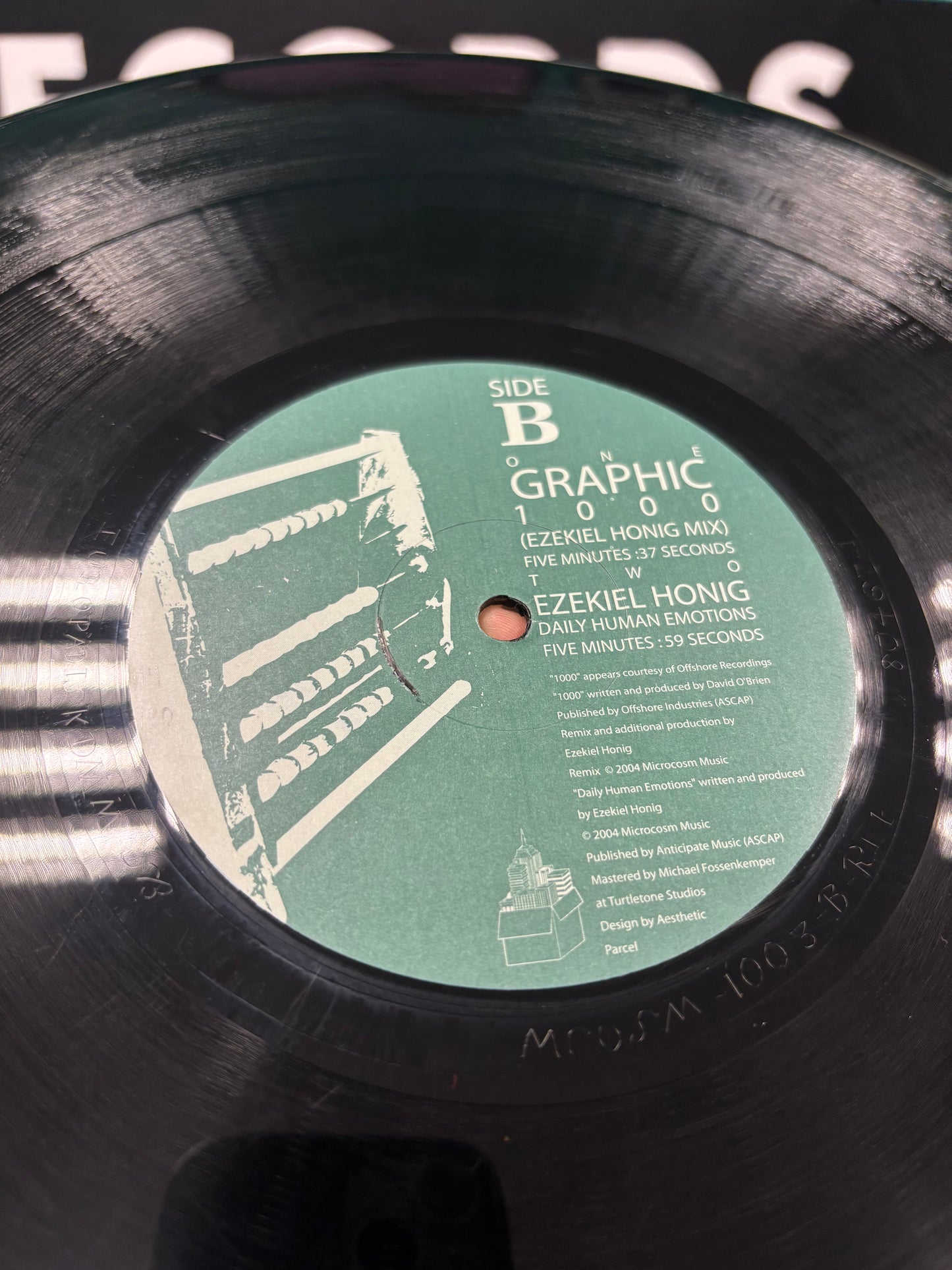 Ezekiel Honig: Love Session/1000 Remix EP, 12inch, Only pressing, Microcosm Music, US 2004