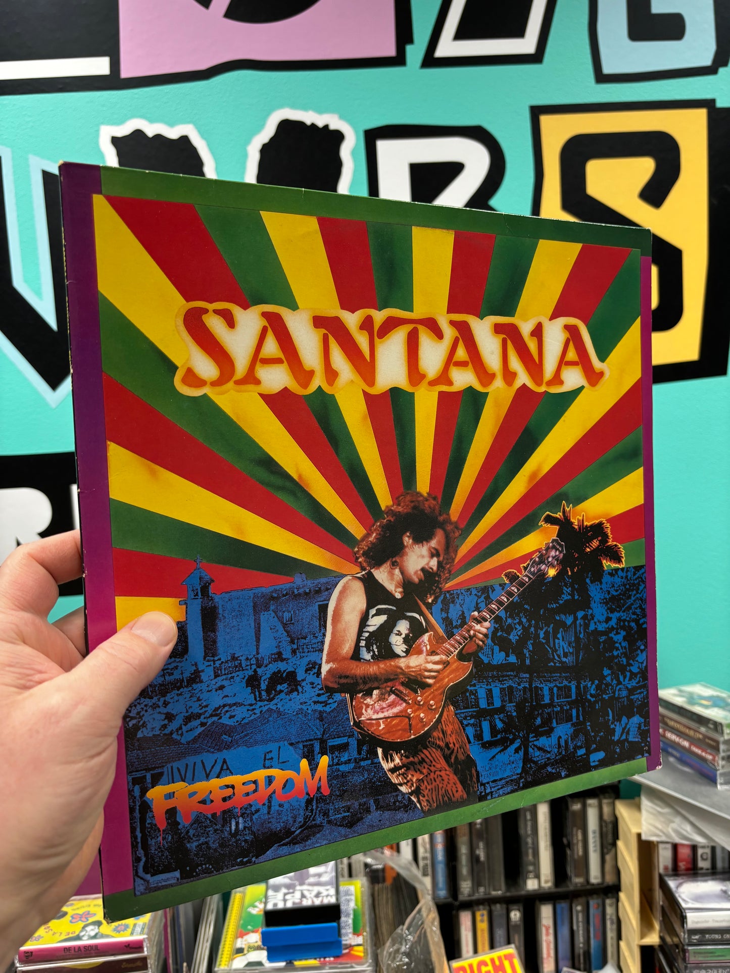 Santana: Freedom, LP, CBS, Europe 1987