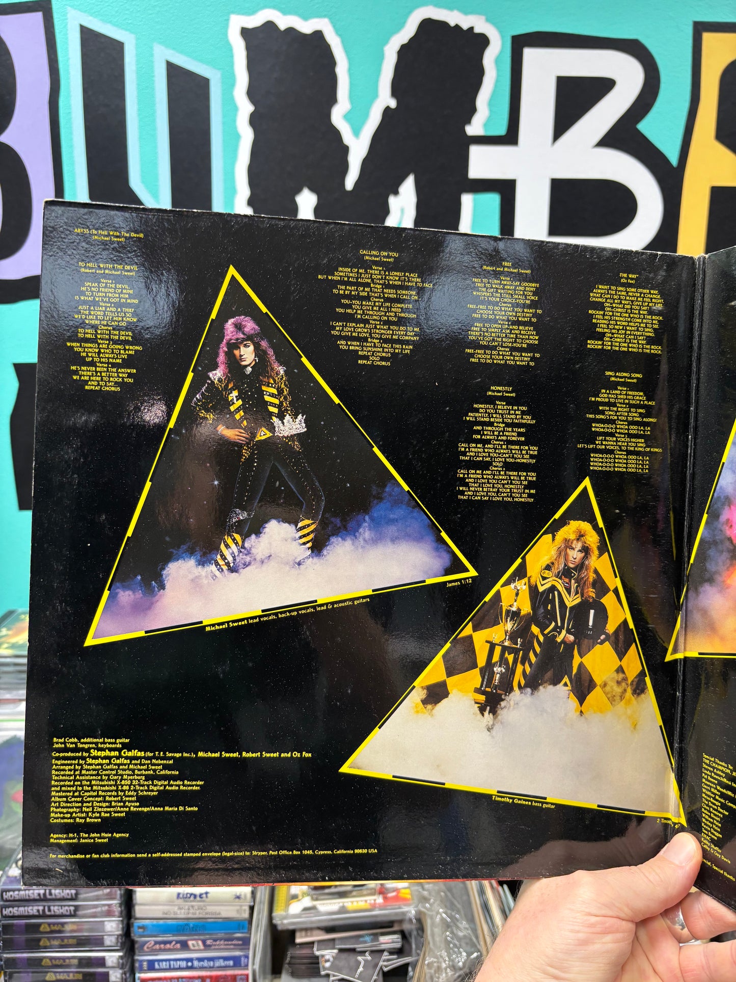 Stryper: To Hell With The Devil, LP, gatefold, Intercord, Enigma, Germany 1986
