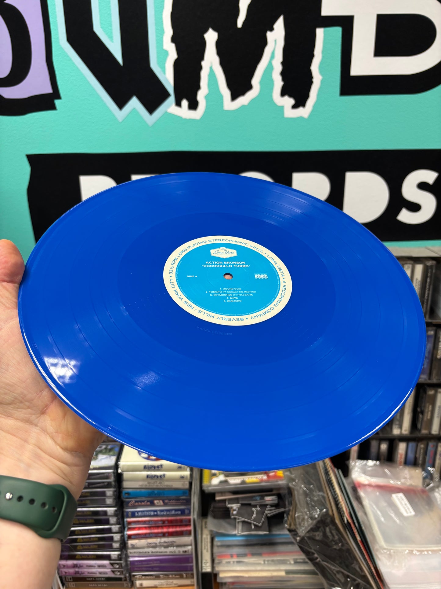 Action Bronson: Cocodrillo Turbo, LP, Blue vinyl, Loma Vista, Europe 2022