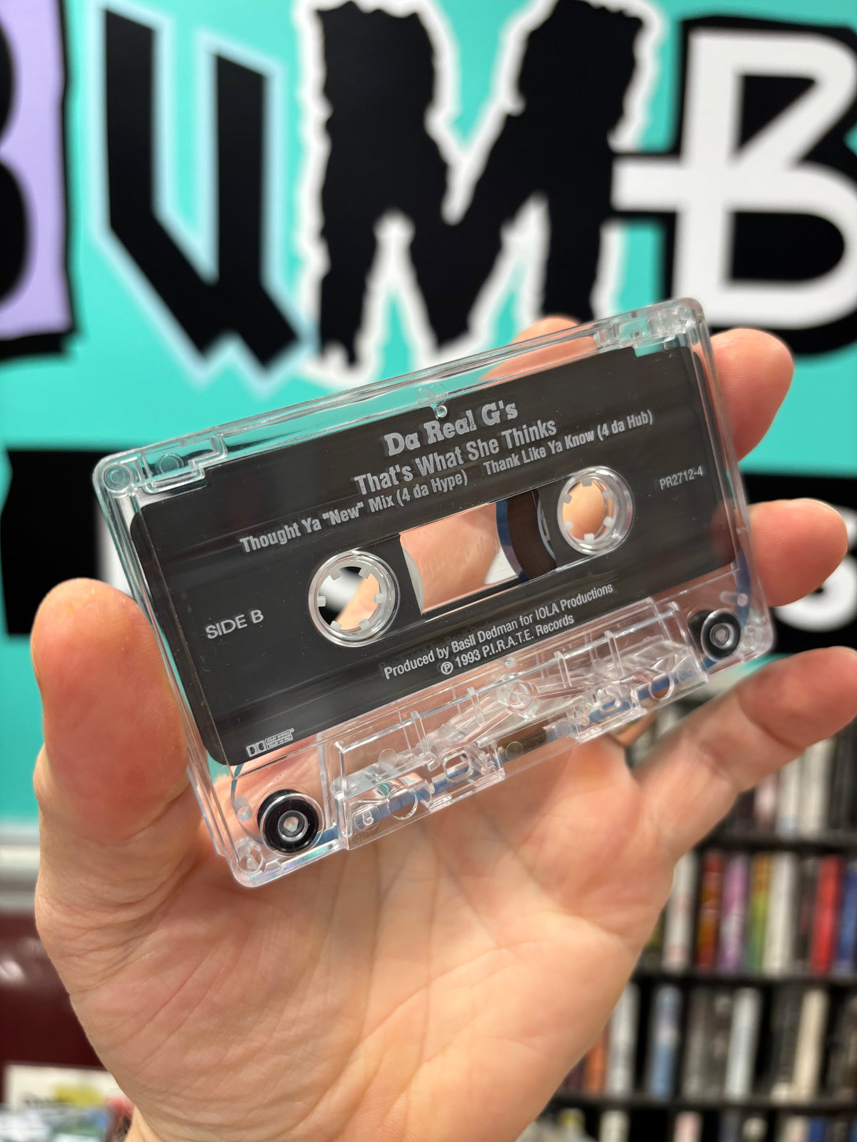Real G’s: 4oe My Ni***az, cassette single, Dolby HX Pro, B NR, 1st pressing, Only cassette pressing, P.I.R.A.T.E. Records, US 1993