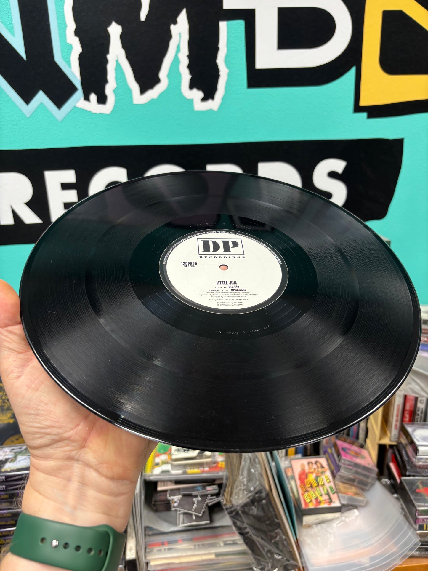 Little Jon: Hit Me/Predator, 12inch, Only pressing, DP Recordings, UK 2000