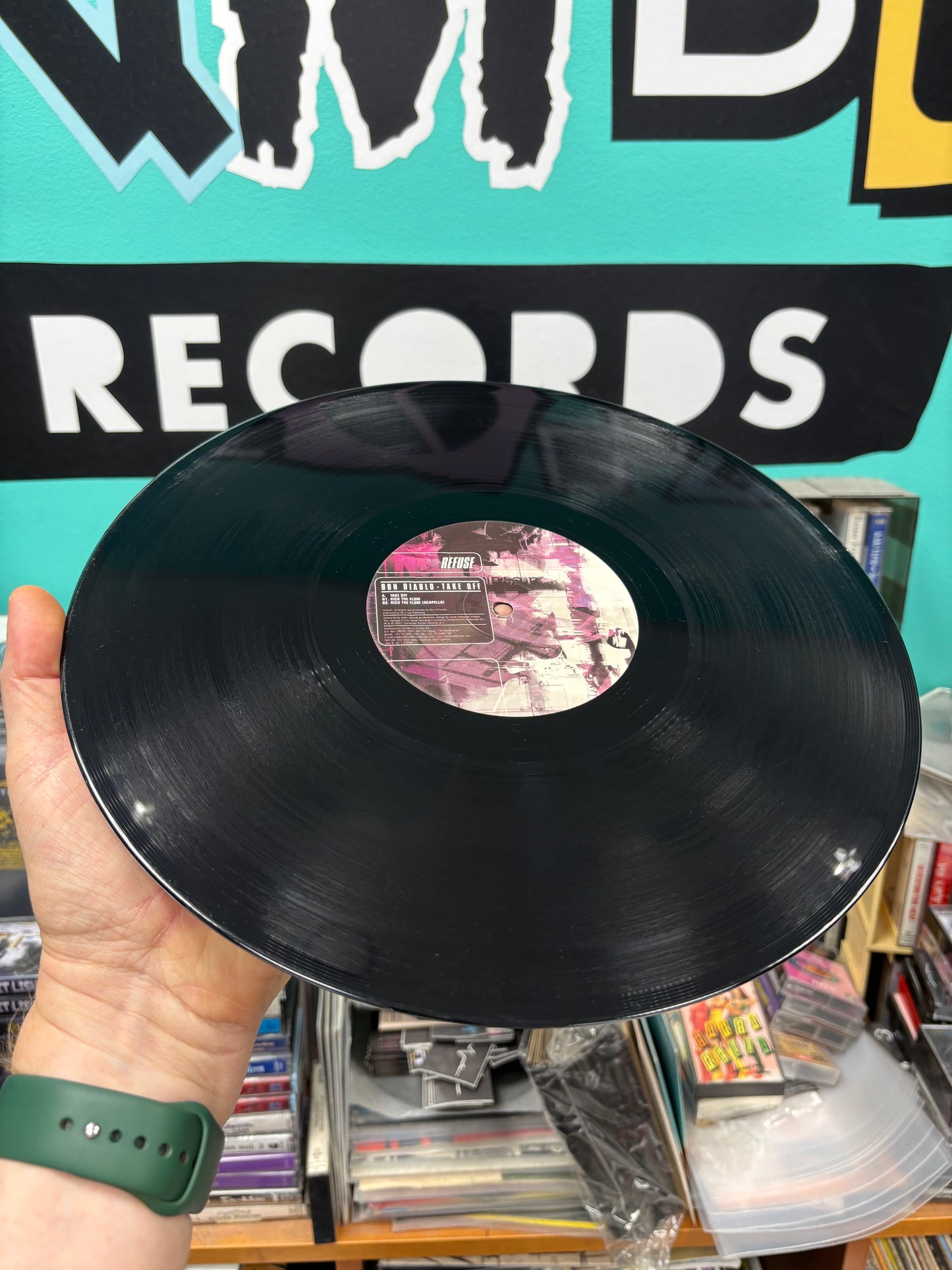 Don Diablo: Take Off, 12inch, 1st pressing, Refuse, Netherlands 2001