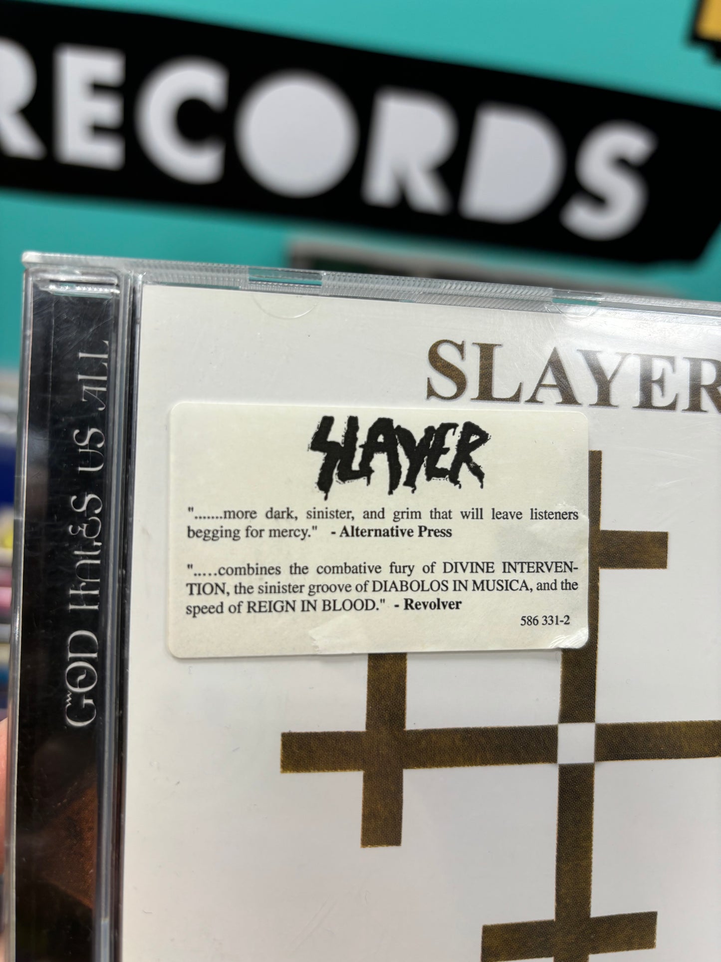 Slayer: God Hates Us All, CD, American Recordings, UK & Europe 2001