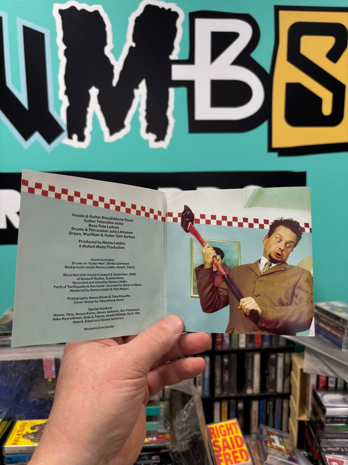 Knucklebone Oscar: Songs From My Heart, CD, Only pressing, Bluelight Records, Finland 2001