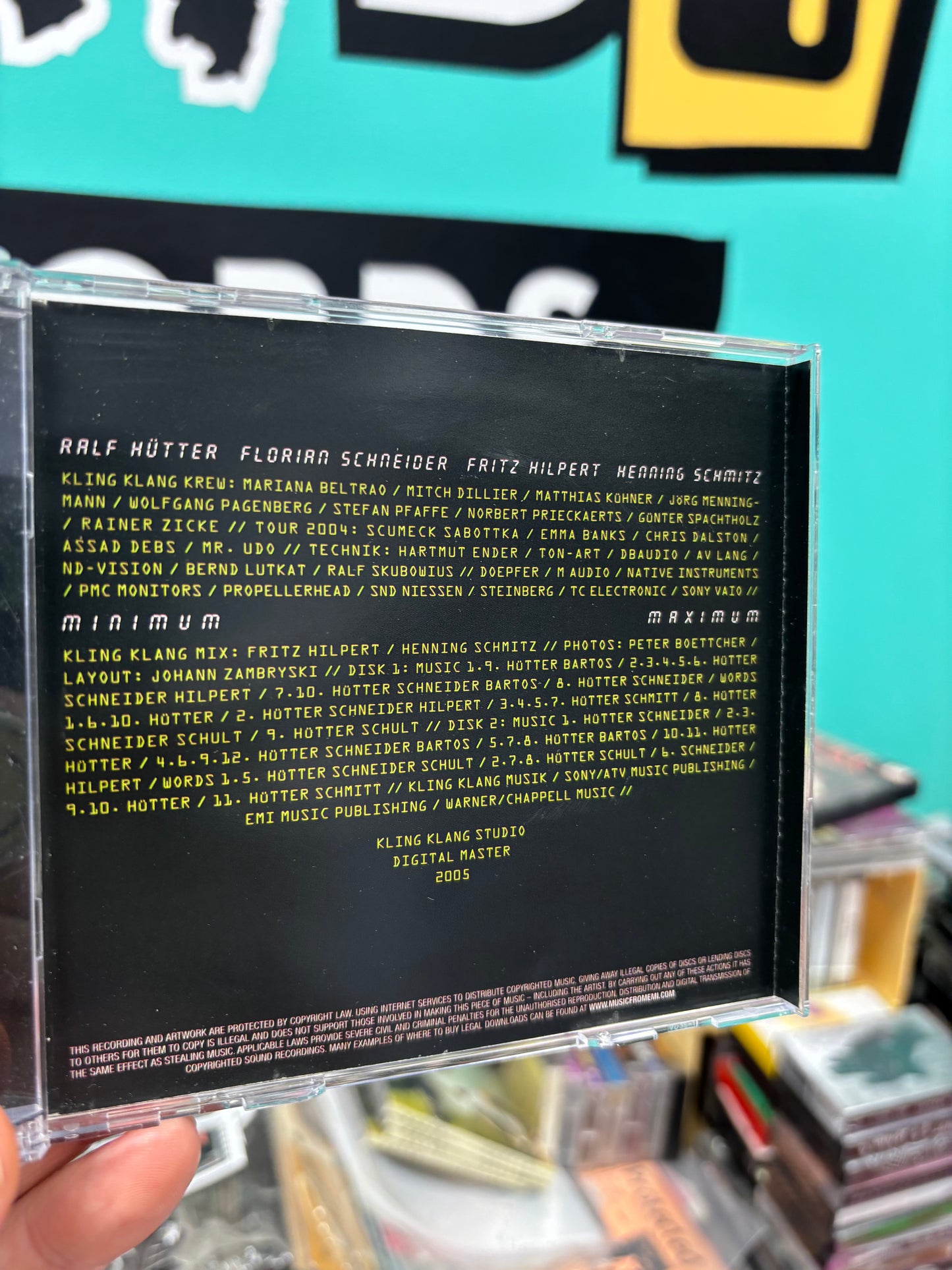 Kraftwerk: Minimum-Maximum, 2CD, English Version, Astralwerks, US 2005
