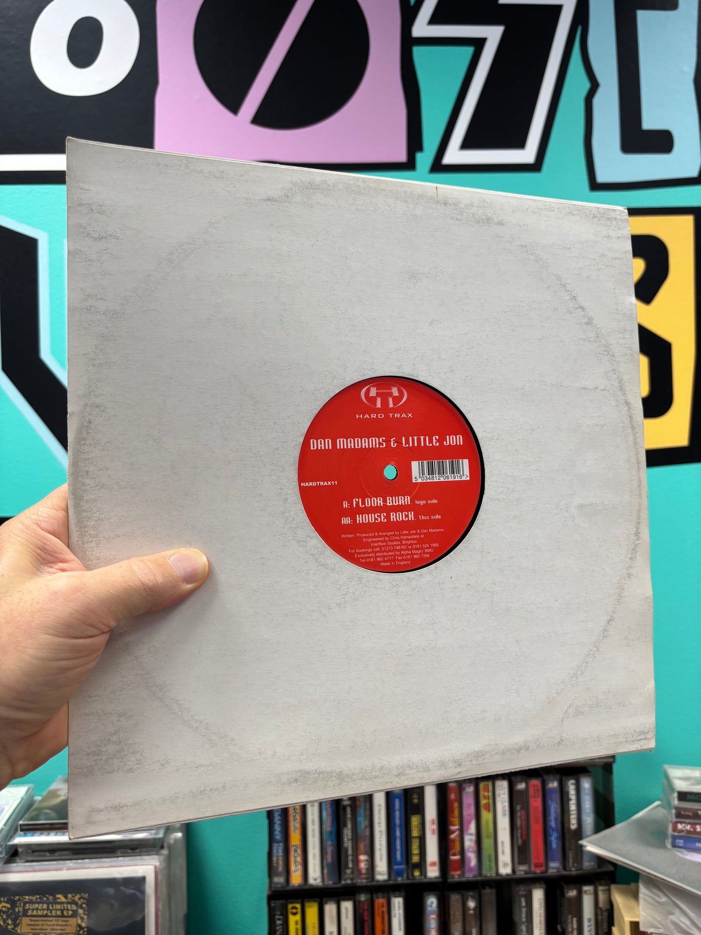 Dan Madams: Floor Burn/House Rock, 12inch, Only official pressing, Hard Trax, UK 2000