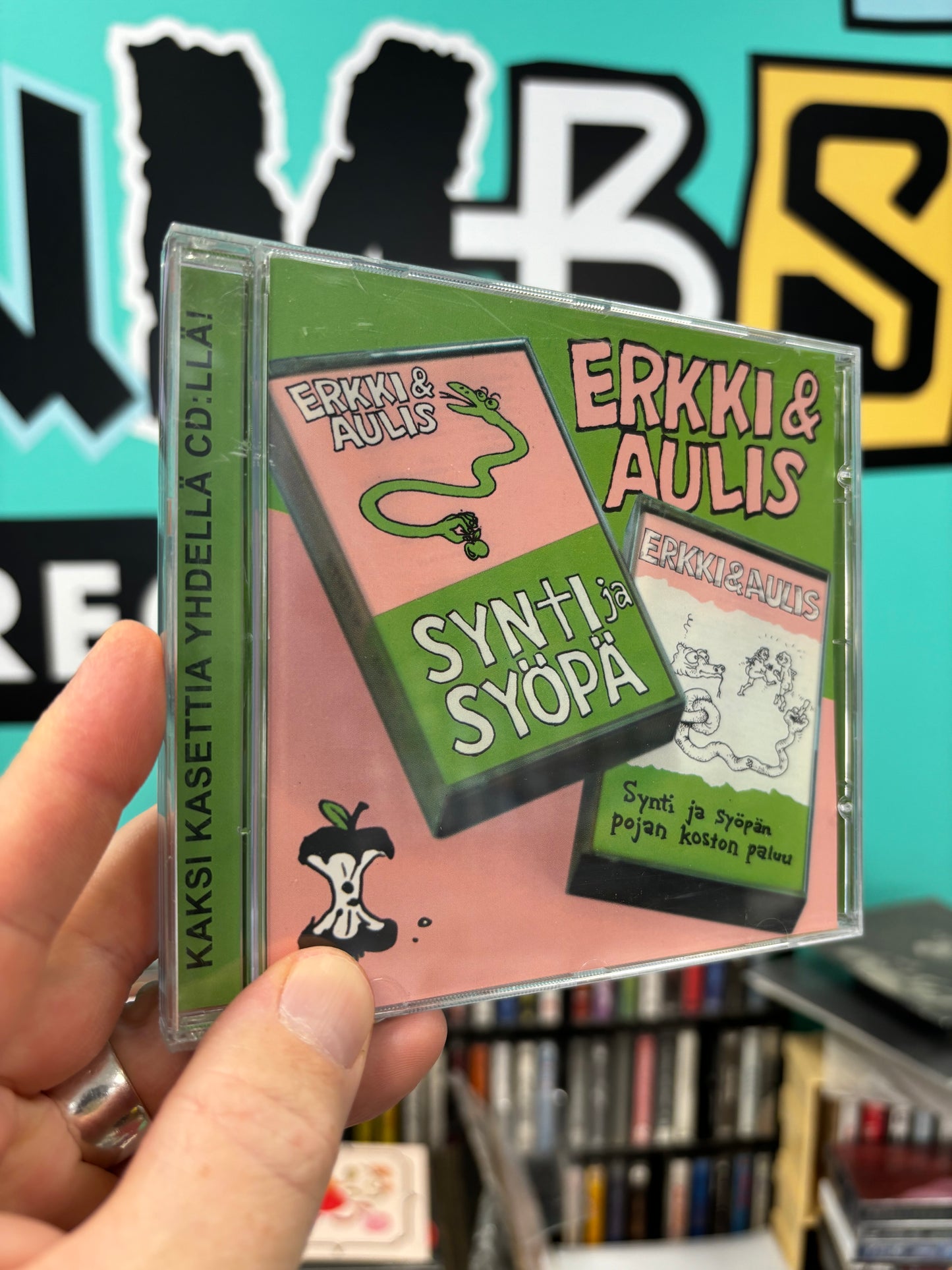 Erkki & Aulis: Synti Ja Syöpä/Synti Ja Syöpän Pojan Koston Paluu, CD, Only pressing, Poko Rekords, Finland 2006