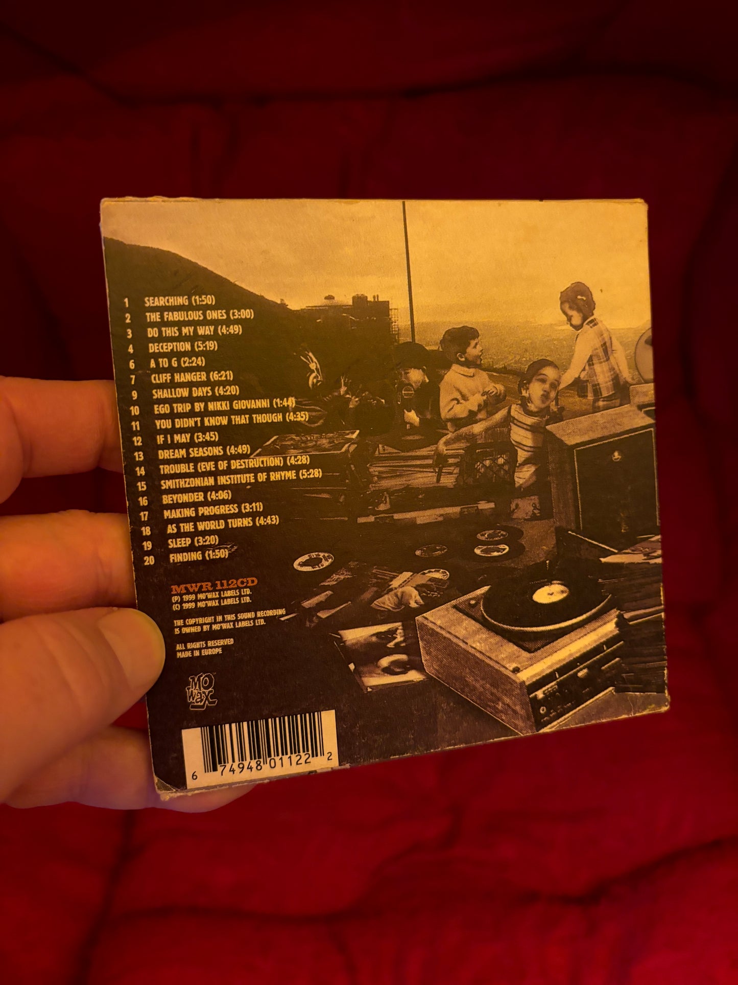 Blackalicious: Nia, CD, Cardboard Sleeve, Mo Wax, Europe 1999